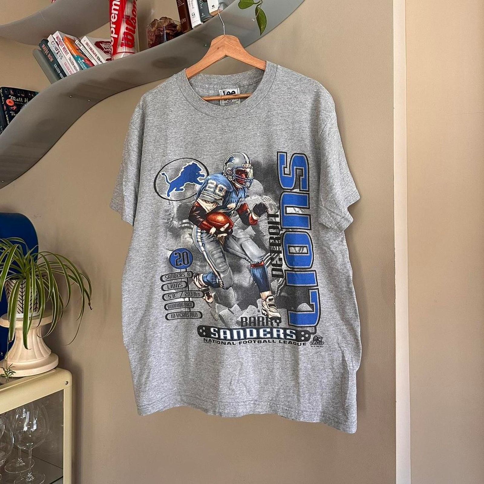 NFL × Vintage Vintage Detroit Lions Barry Sanders Shirt Size US M / EU 48-50 / 2 - 1 Thumbnail