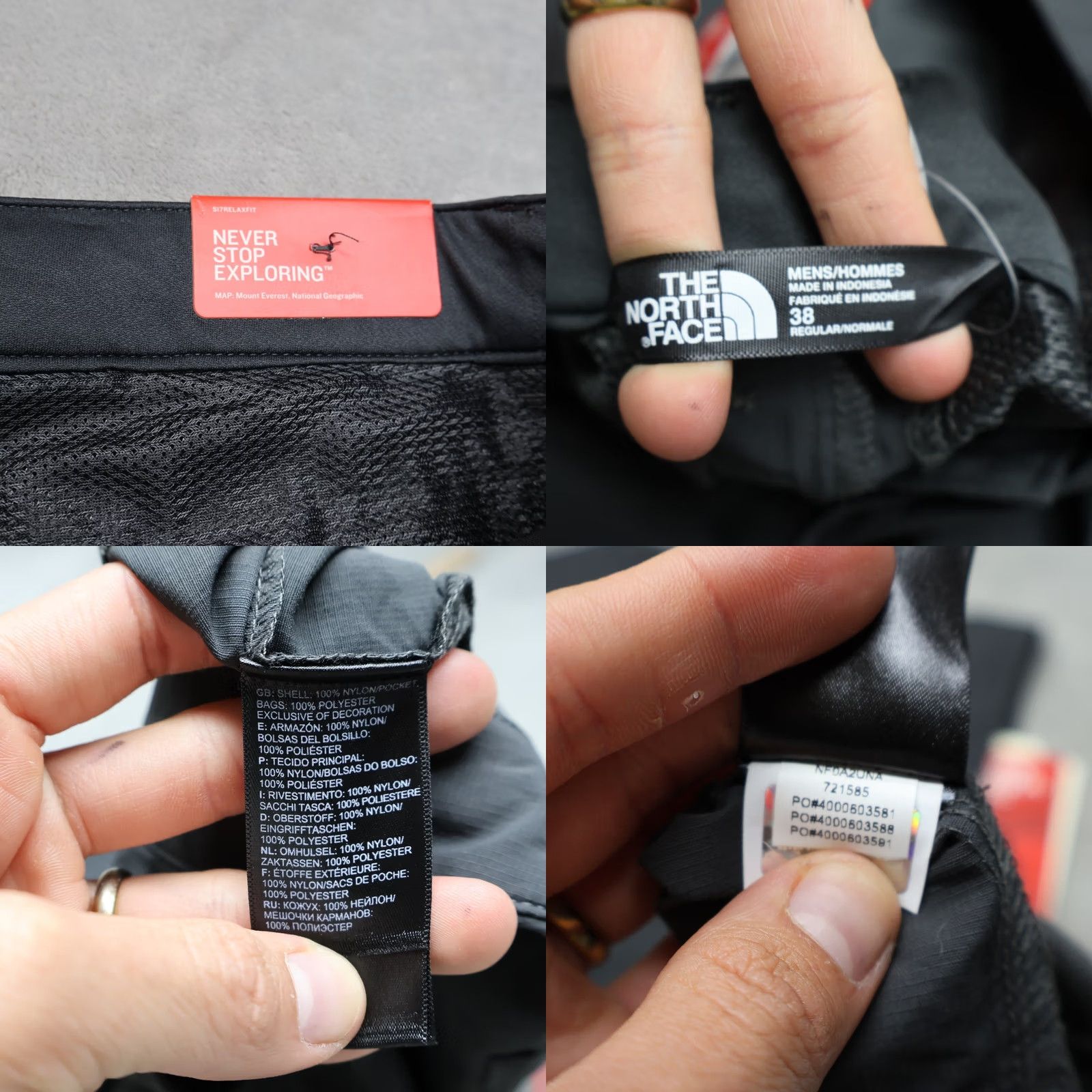 The North Face The North Face Shorts Mens 38 Grey Horizon 2.0 Hiking Quick Dry Trail Light NWD Size US 38 / EU 54 - 9 Thumbnail