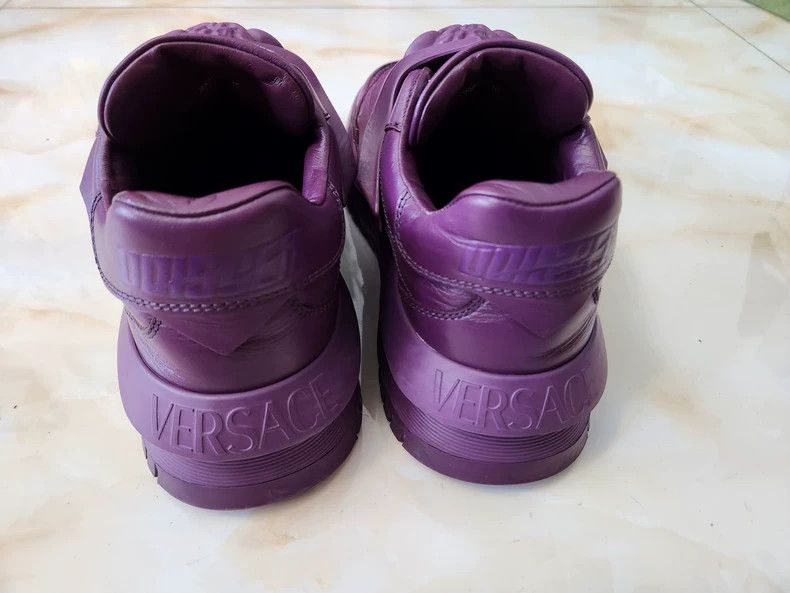 Versace Versace Spaceship shoes purple cowhide Medusa avatar desig Size US 9 / EU 42 - 5 Thumbnail