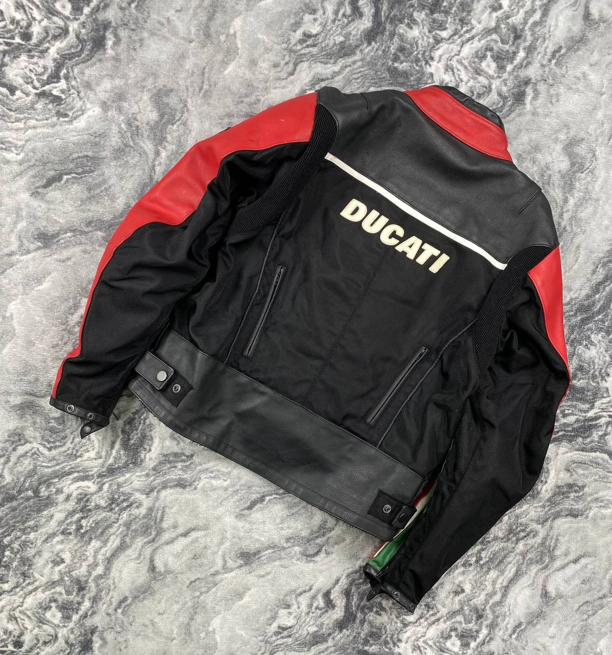 Ducati Ducati Leather Moto Jacket Men Size L Black/ Red Size US L / EU 52-54 / 3 - 2 Thumbnail