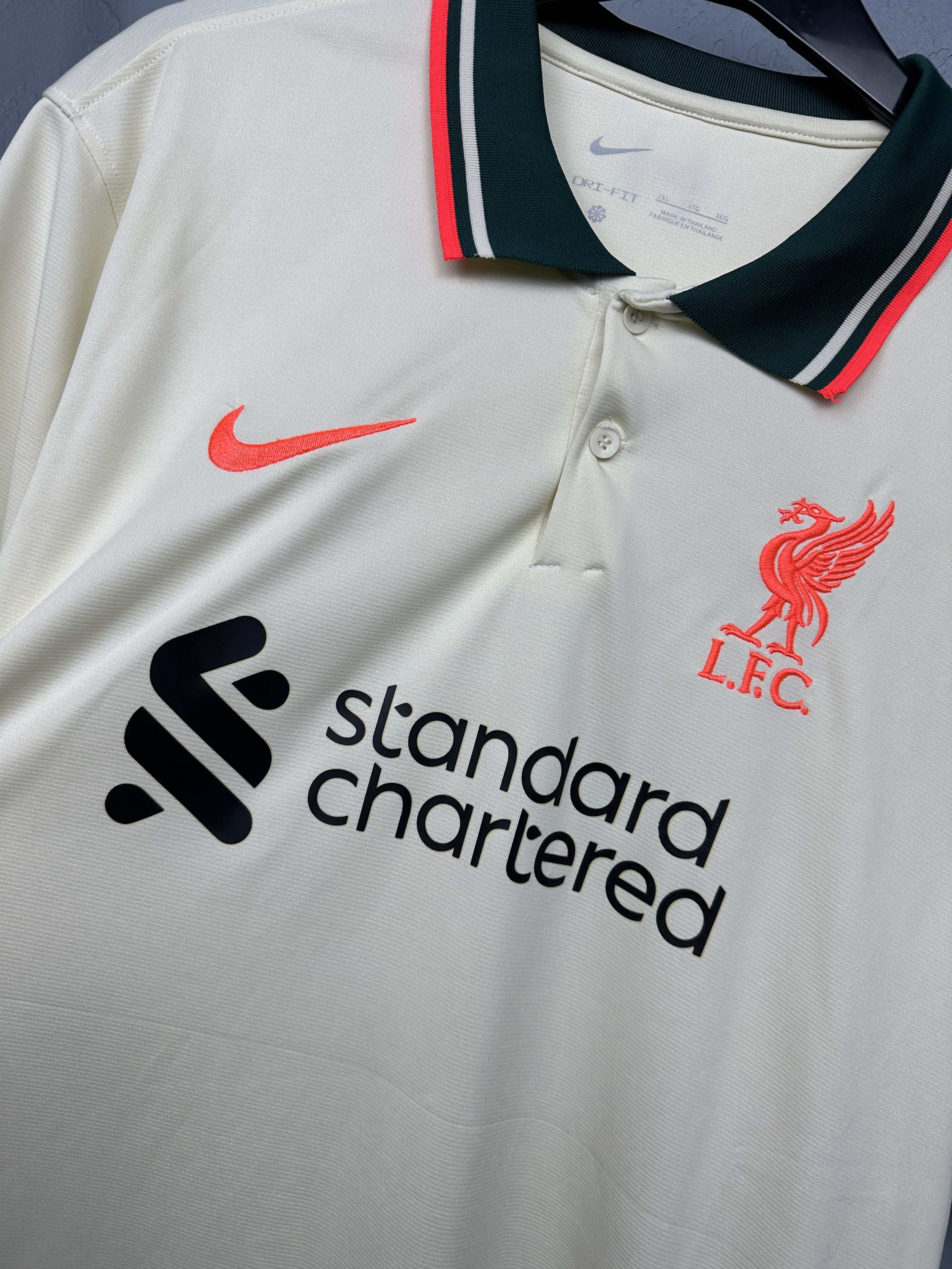 Nike Nike Dri Fit Liverpool Mens T-Shirt Soccer Jersey Size 3XL Size US XXL / EU 58 / 5 - 3 Thumbnail
