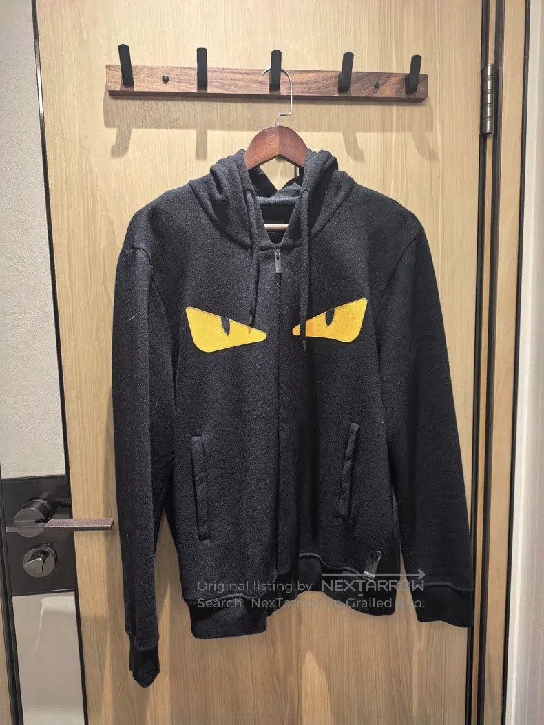 Fendi Fendi Zip-Up Hooded Sweatshirt Size US M / EU 48-50 / 2 - 1 Thumbnail
