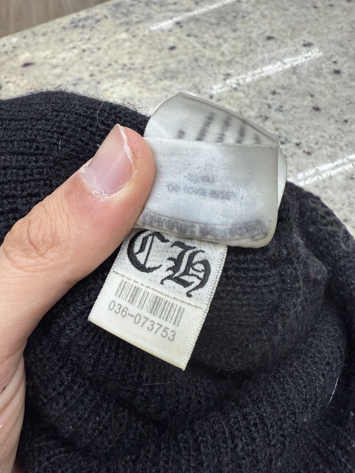 Chrome Hearts Chrome Hearts Black Cross Beanie Size ONE SIZE - 7 Thumbnail