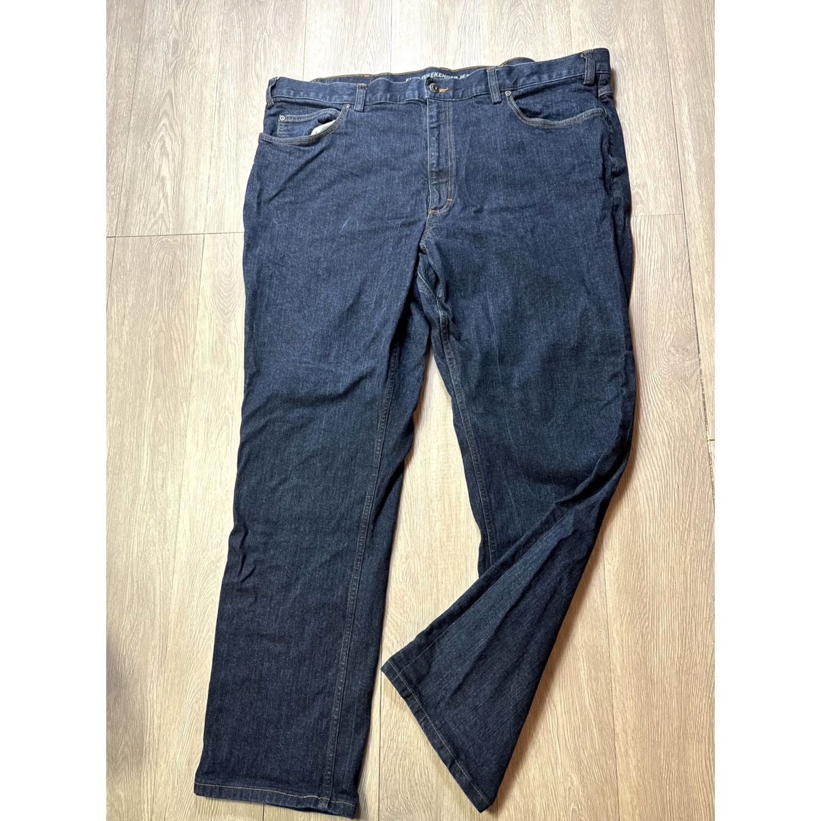 Denime Duluth Flex Weekender Jeans Shirt? 46x31 Blue Denim Big & Tall Men Relaxed Fit 5-Pocket Cotton Spandex USA Vintage: No Size US 30 / EU 46 - 3 Thumbnail