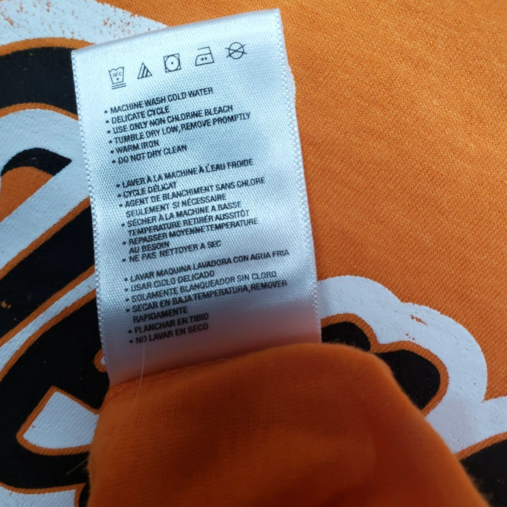 Vintage Campus Lifestyle T-Shirt Womens M Orange Tennessee Volunteers V-Neck Cotton Size M / US 6-8 / IT 42-44 - 7 Thumbnail