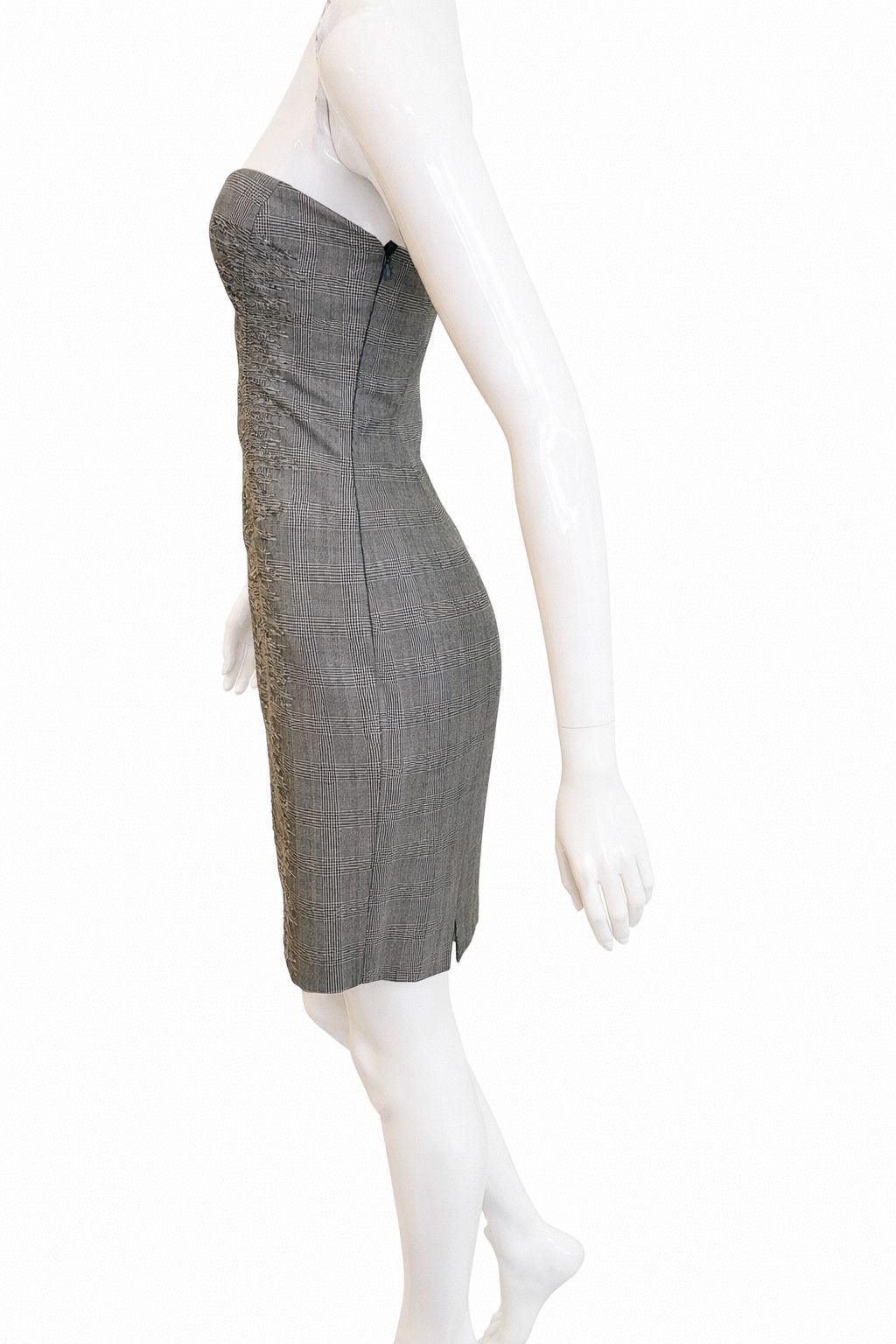 Versace Versace Couture S/S 1998 Kate Moss Houndstooth Corset Dress Size S / US 4 / IT 40 - 10 Thumbnail