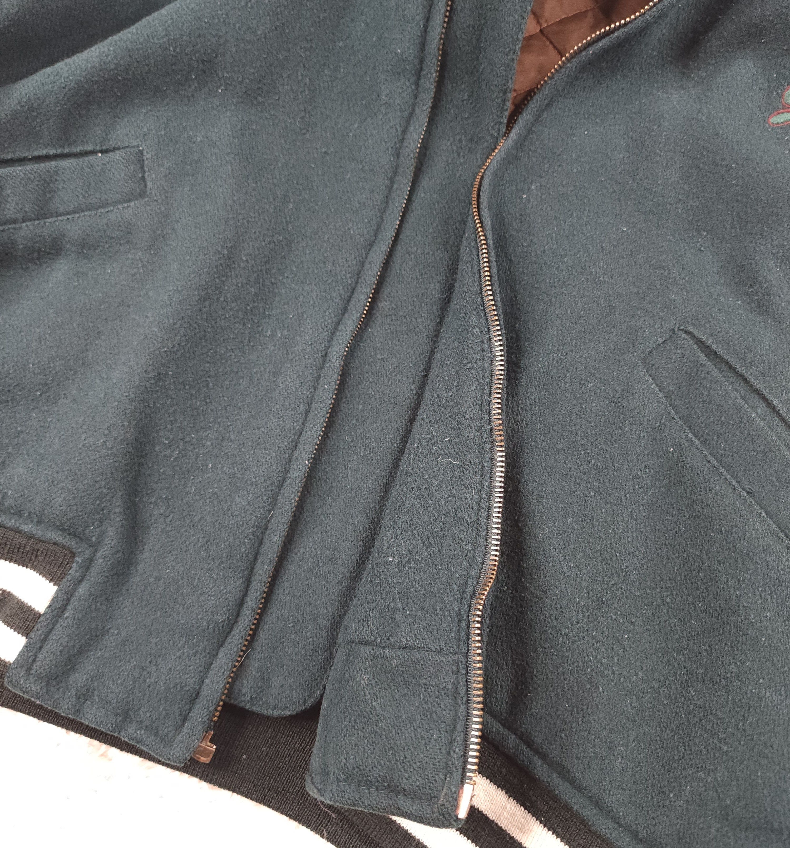 Guess Vintage Guess classic sportwear wool/leather varsity jacket Size US XL / EU 56 / 4 - 8 Thumbnail