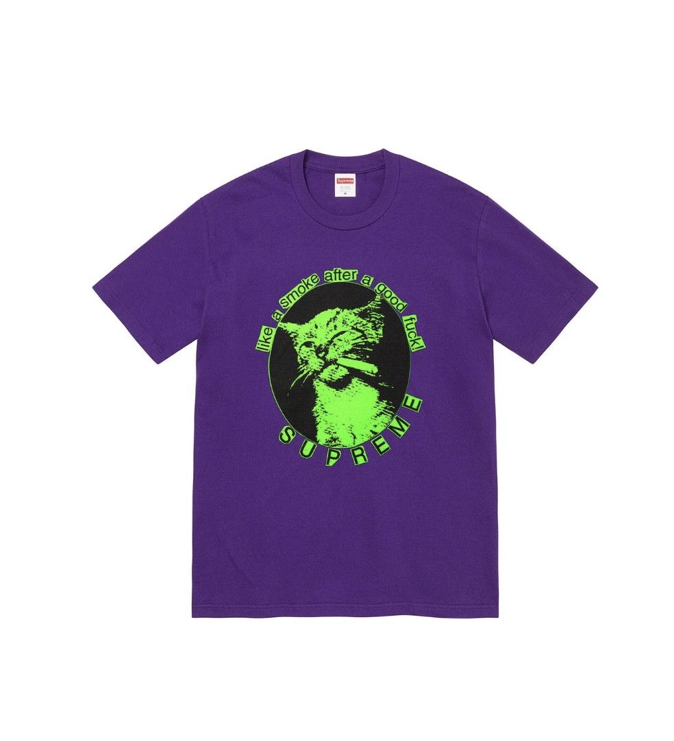 Supreme Supreme SS23 Smoke Tee - XLarge Purple Size US XL / EU 56 / 4 - 1 Thumbnail