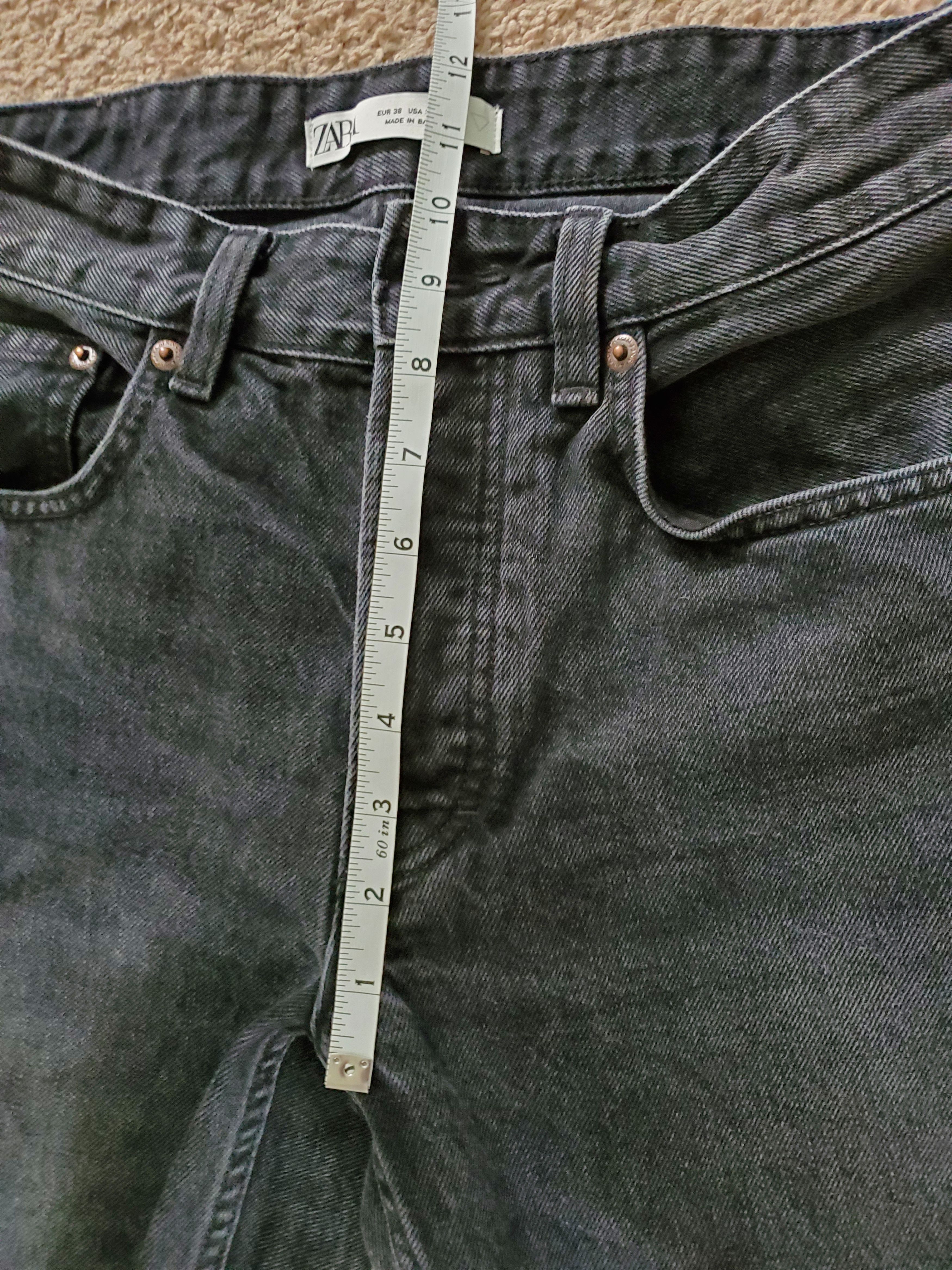 Zara Zara straight fit black jeans Size US 30 / EU 46 - 8 Thumbnail
