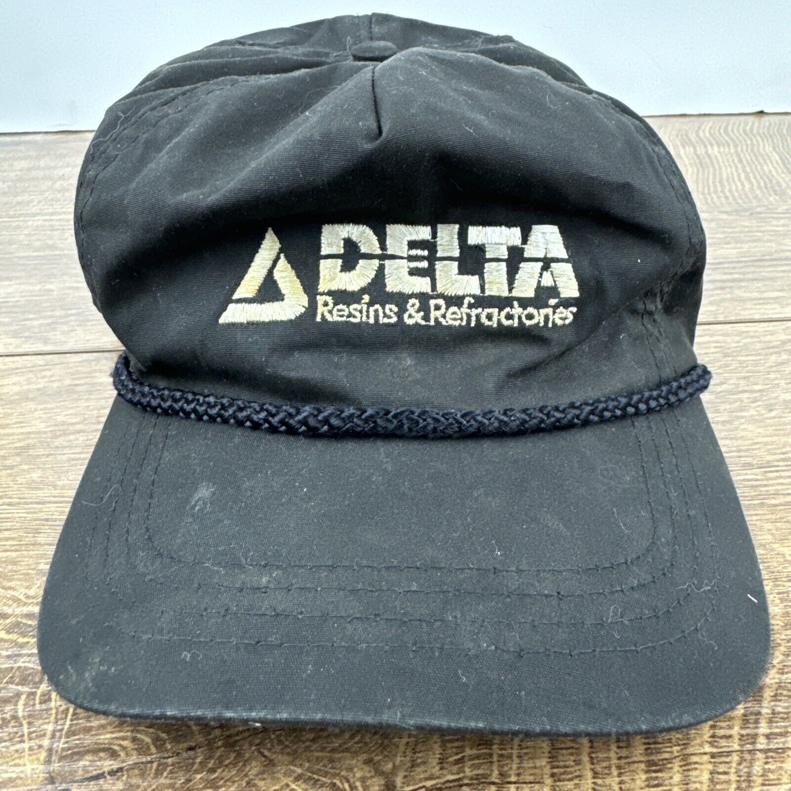 Other Delta Resins & Refractones Hat Black Hat Adjustable Adult Si Size ONE SIZE - 4 Thumbnail