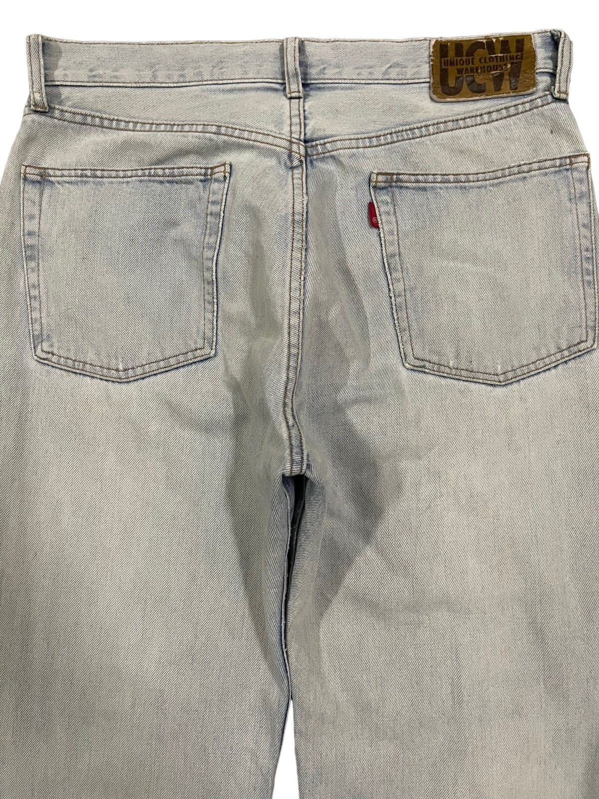 14th Addiction Vintage Japanese Brand Blue Wash Distressed Baggy Jeans Size US 32 / EU 48 - 4 Thumbnail