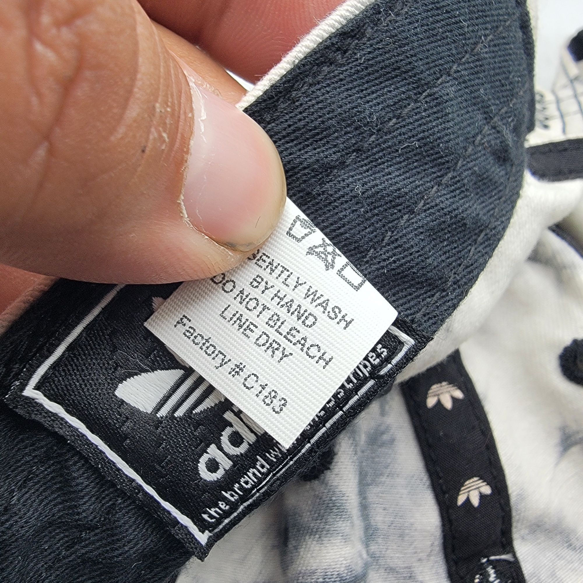 Adidas Adidas Tie Dye Adults Black White Baseball Hat Cap Adjustabl Size ONE SIZE - 6 Thumbnail