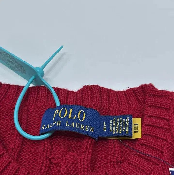 Polo Ralph Lauren Polo Ralph Lauren SS23 Cable Knit Logo Sweater. Size US L / EU 52-54 / 3 - 2 Thumbnail