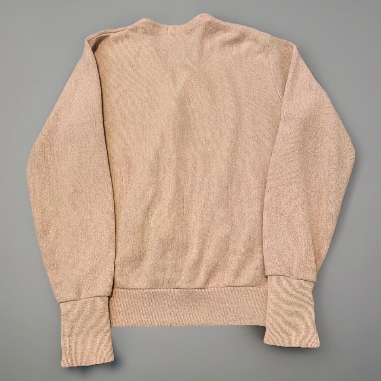 Vintage VINTAGE Turtle Sweater Cardigan Women Small Beige Acrylic Knit Size S / US 4 / IT 40 - 2 Thumbnail