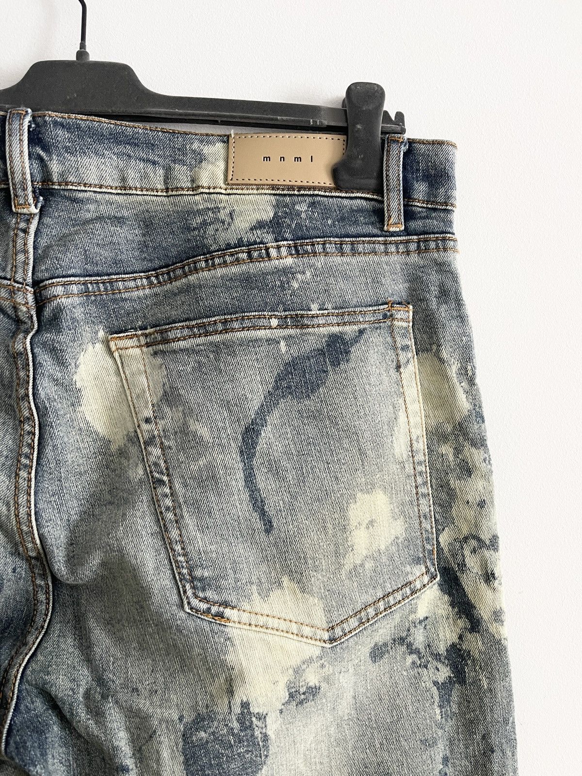 Designer STEAL! MNML Crazy Paint Denim Jeans (size 38) Size US 38 / EU 54 - 8 Thumbnail