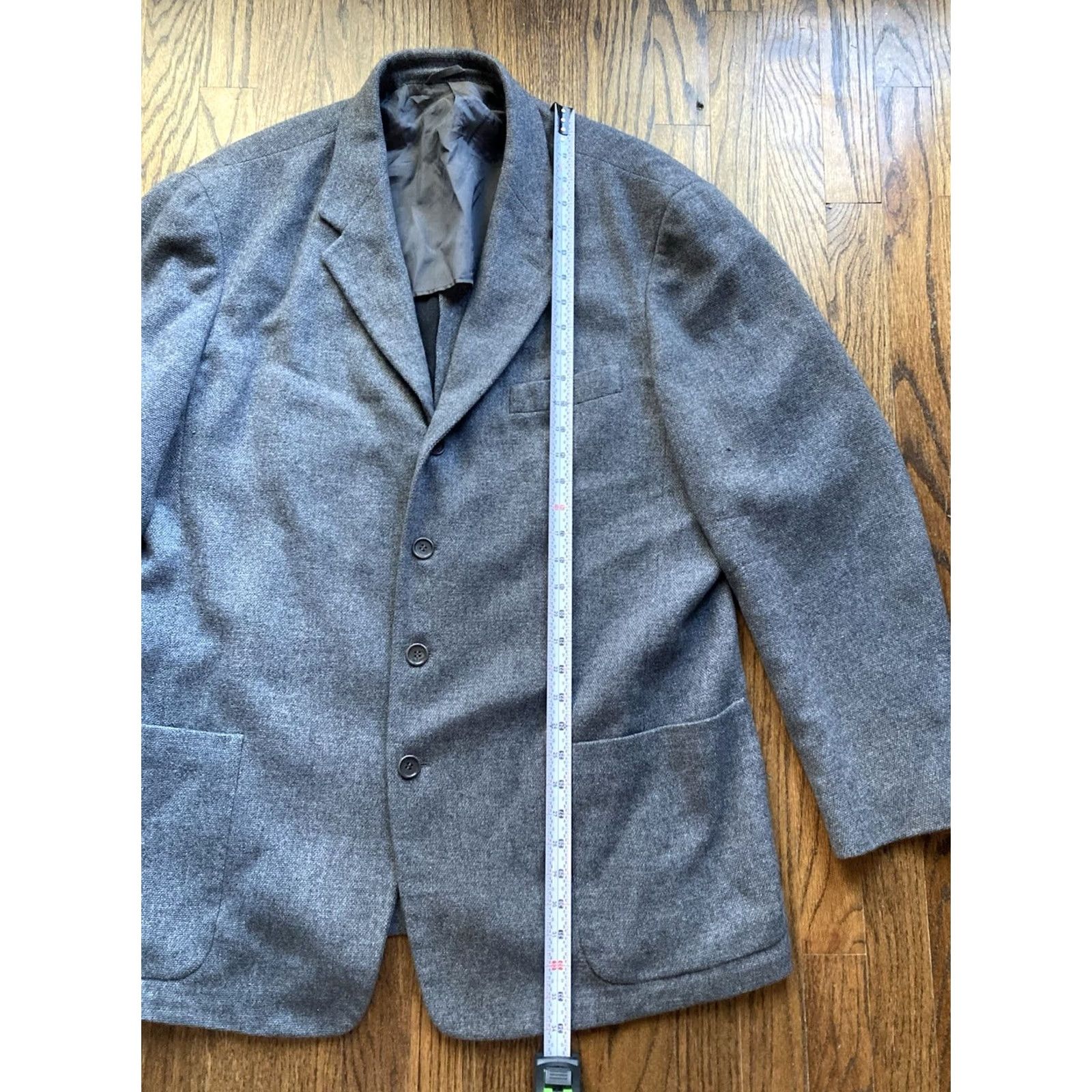 Vintage VESTIMENTA Coat Mens 46 Gray Cashmere Blend Made In Italy Saks Fifth Blazer Size US S / EU 44-46 / 1 - 5 Thumbnail