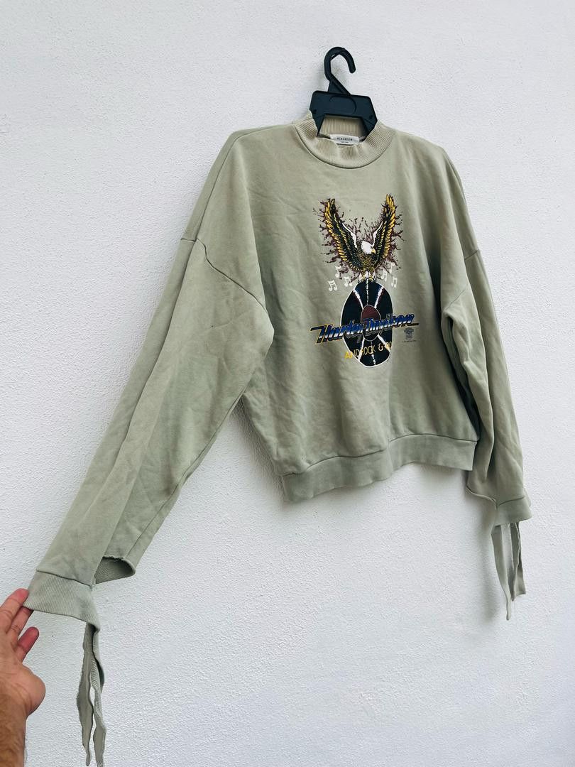 Harley Davidson Vintage Harley Davidson Rock And Roll Custom Sweatshirt Size M / US 6-8 / IT 42-44 - 3 Thumbnail