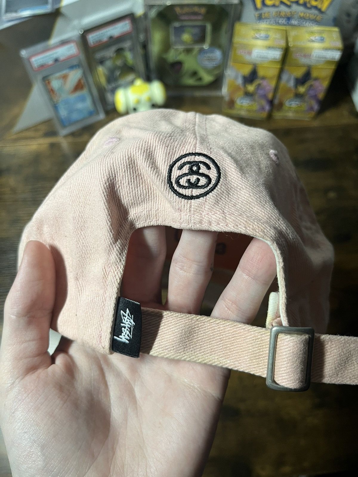 Stussy Stussy pink logo hat Size ONE SIZE - 2 Thumbnail