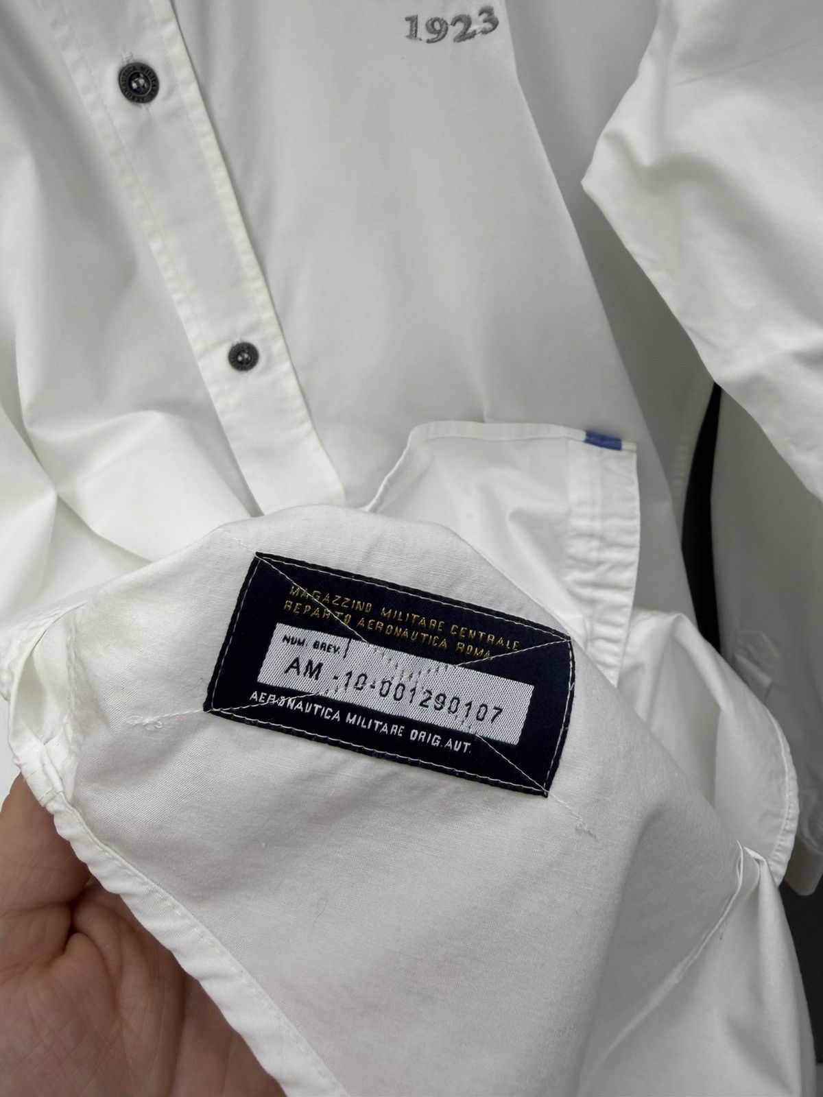 Aeronautica Militare Aeronautica Militare Long Sleeve Shirt White Size XXL Size US XXL / EU 58 / 5 - 12 Thumbnail