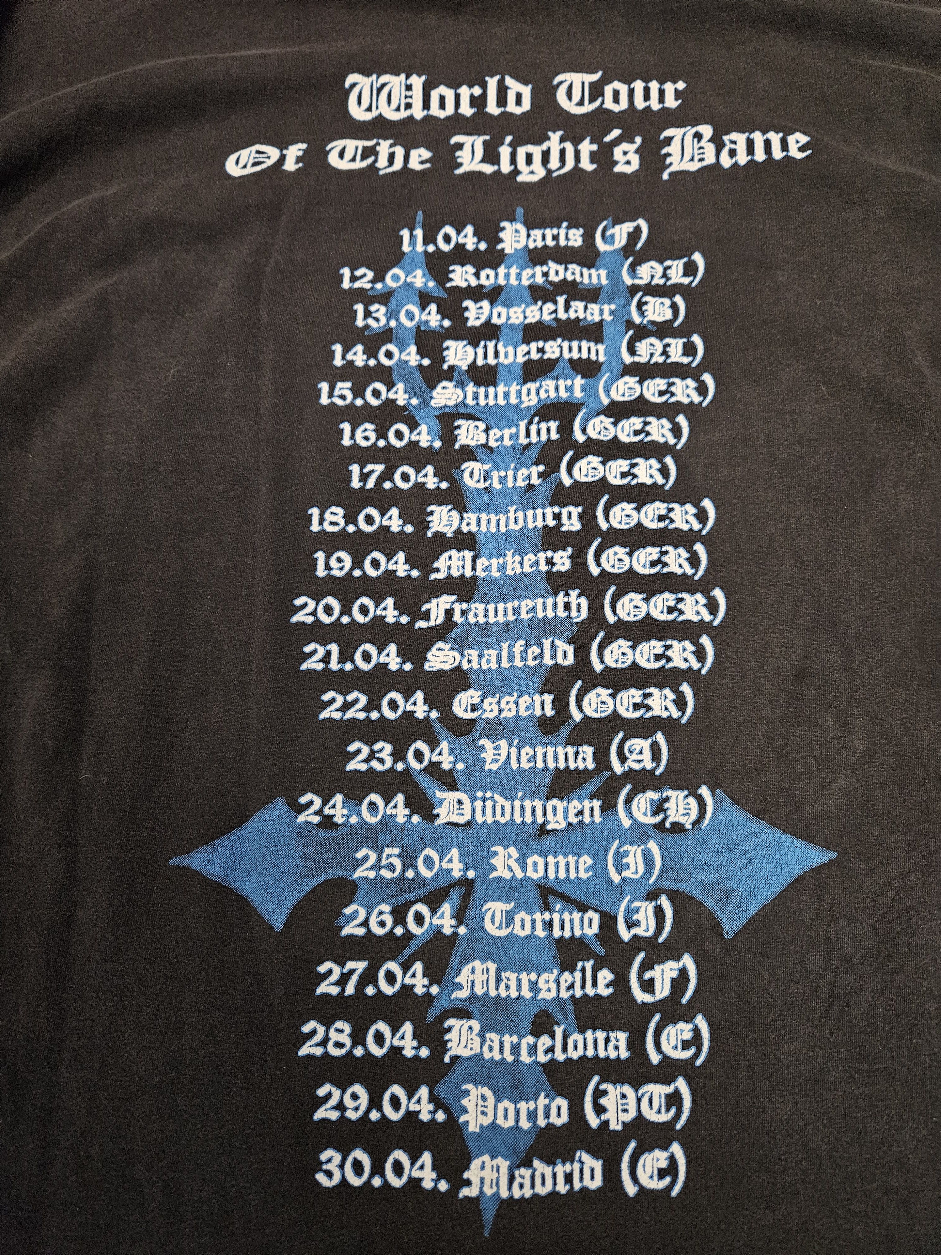 Vintage 1996 Dissection world tour of the light's bane longsleeve Size US L / EU 52-54 / 3 - 14 Thumbnail