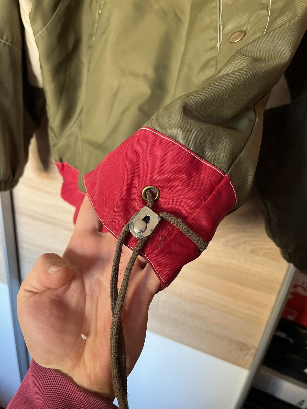 Nike × Vintage Vintage 90’s Nike Anorak Jacket Center Swoosh Spell out logo Size US L / EU 52-54 / 3 - 9 Thumbnail