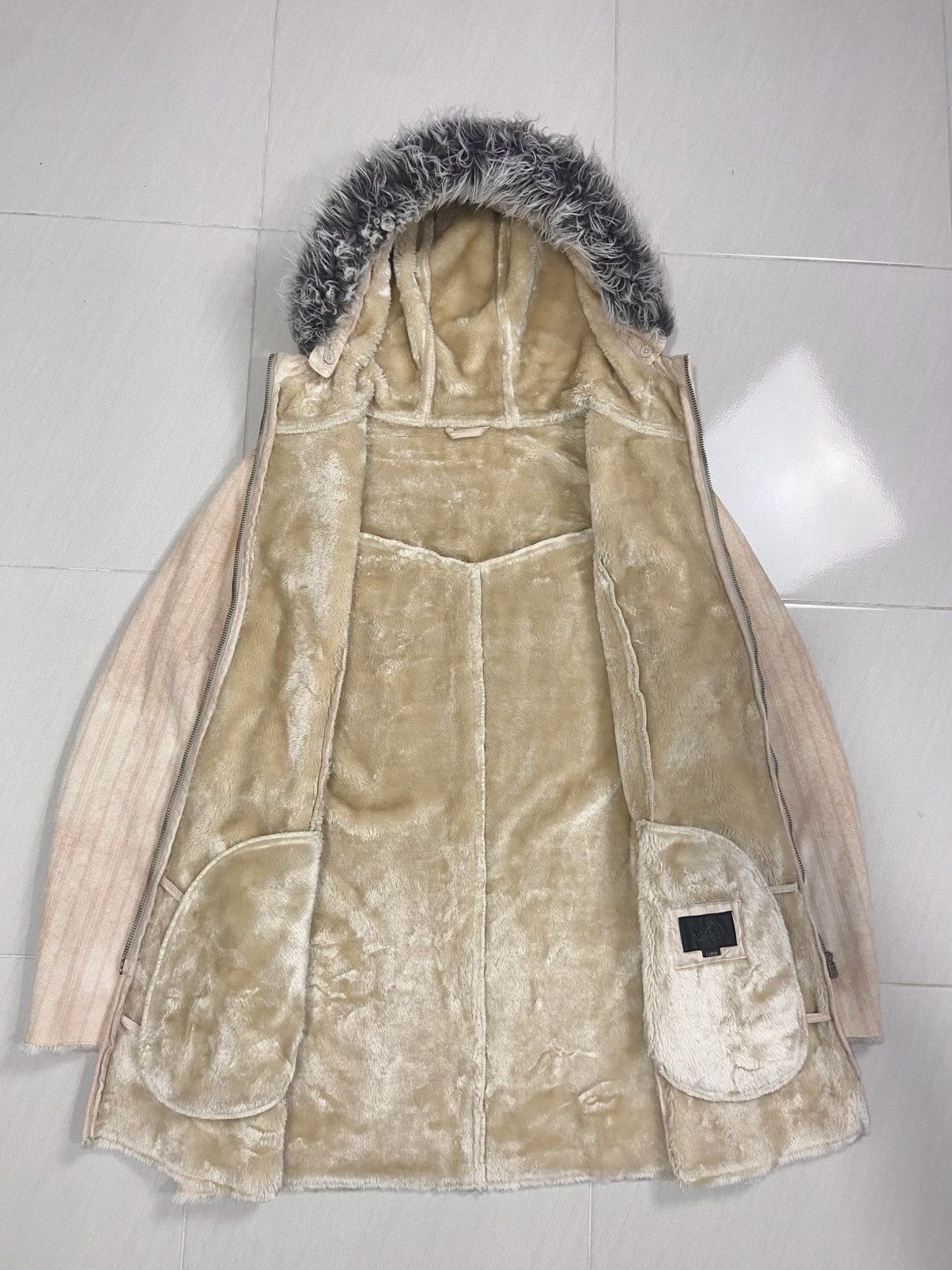 Mossimo Mossimo faux fur shearling hoodie jacket Size L / US 10 / IT 46 - 3 Thumbnail