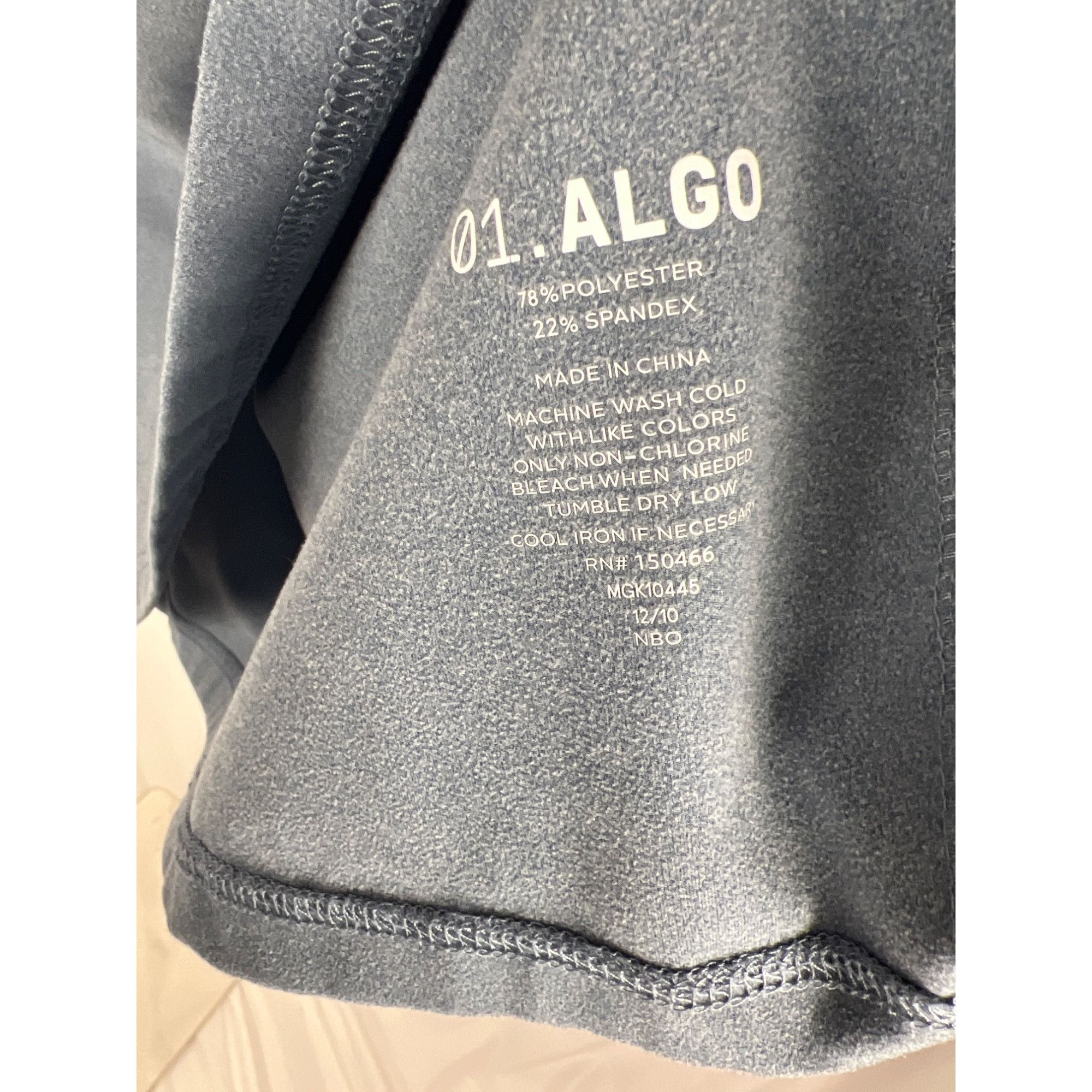Other 01.Algo Mens Performance Hoodie L Blue Quick-Dry Moisture-Wi Size US L / EU 52-54 / 3 - 4 Thumbnail