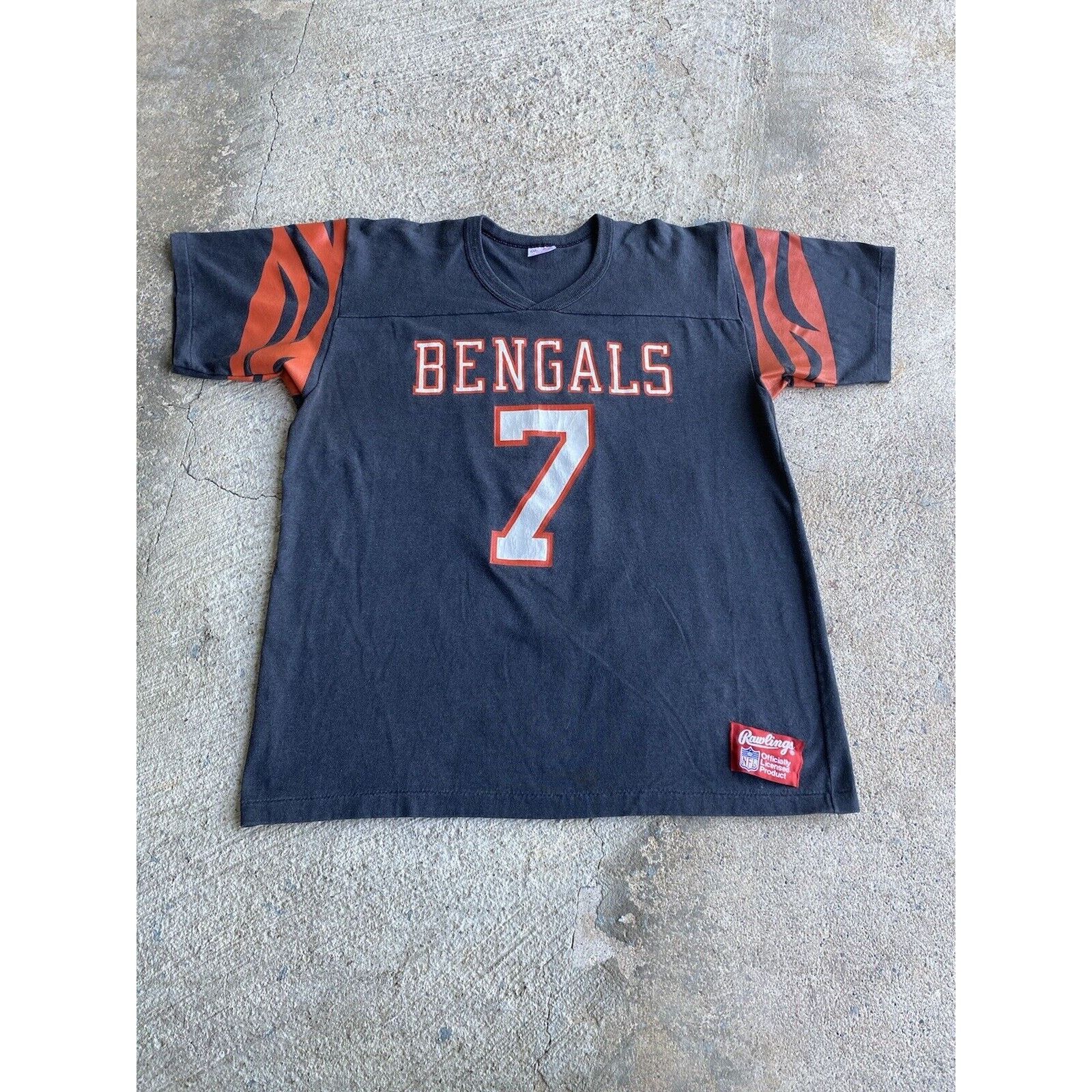 NFL Vintage 90’s Bengals Rawlings NFL Football Jersey Shirt Size US XL / EU 56 / 4 - 1 Thumbnail