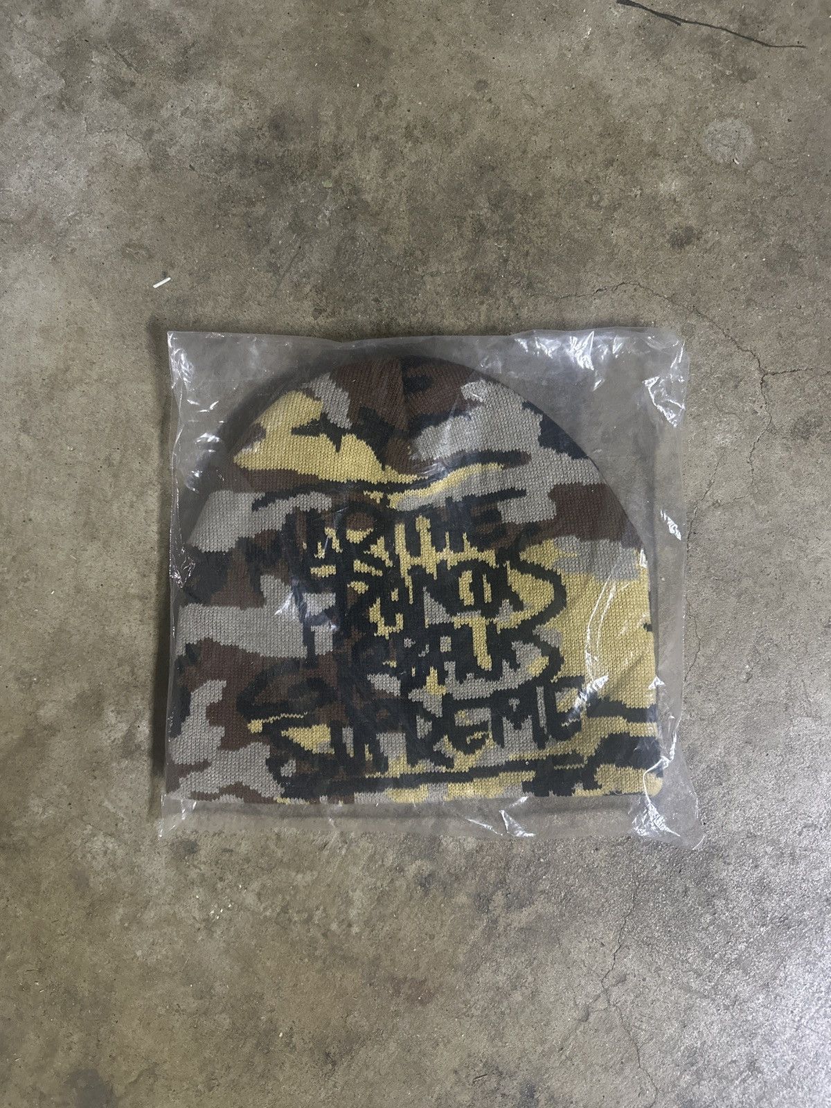 Supreme Camo Beanie | Grailed