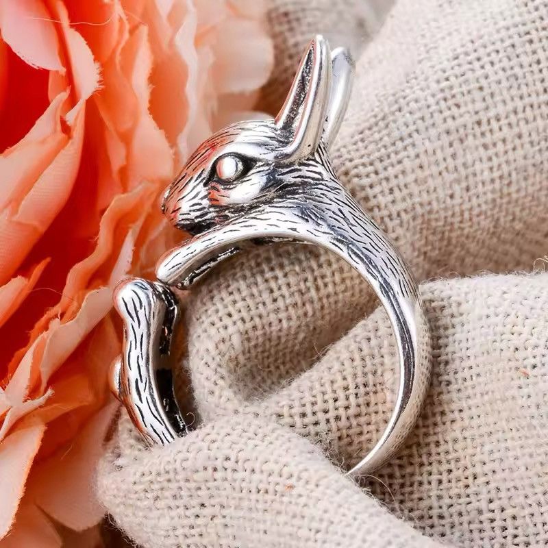 Jewelry Lovely Rabbit Rings Size ONE SIZE - 8 Thumbnail
