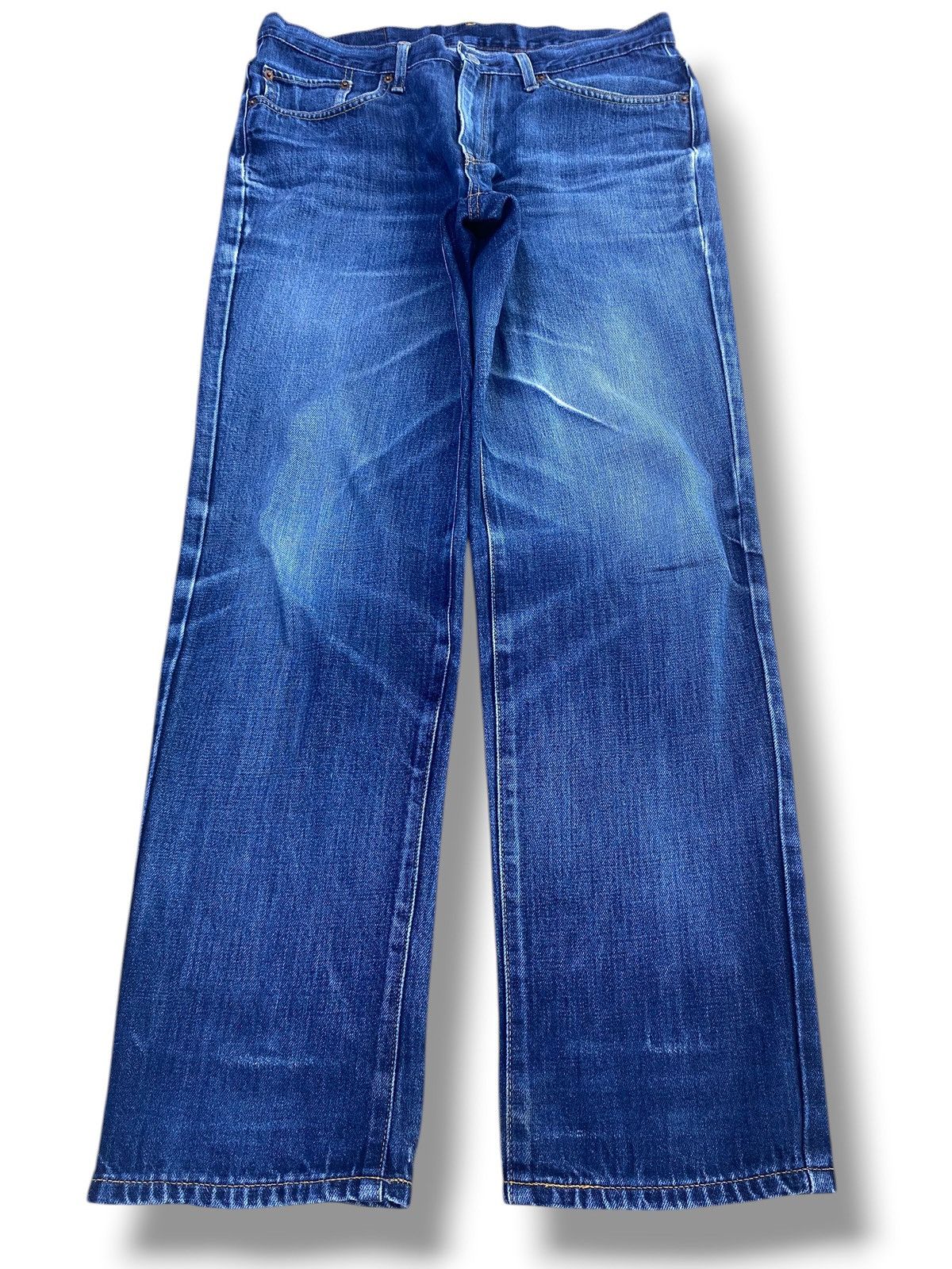 Edwin Edwin Whiskers Blue Wash Style Relaxed Fit Jeans Size US 34 / EU 50 - 1 Thumbnail