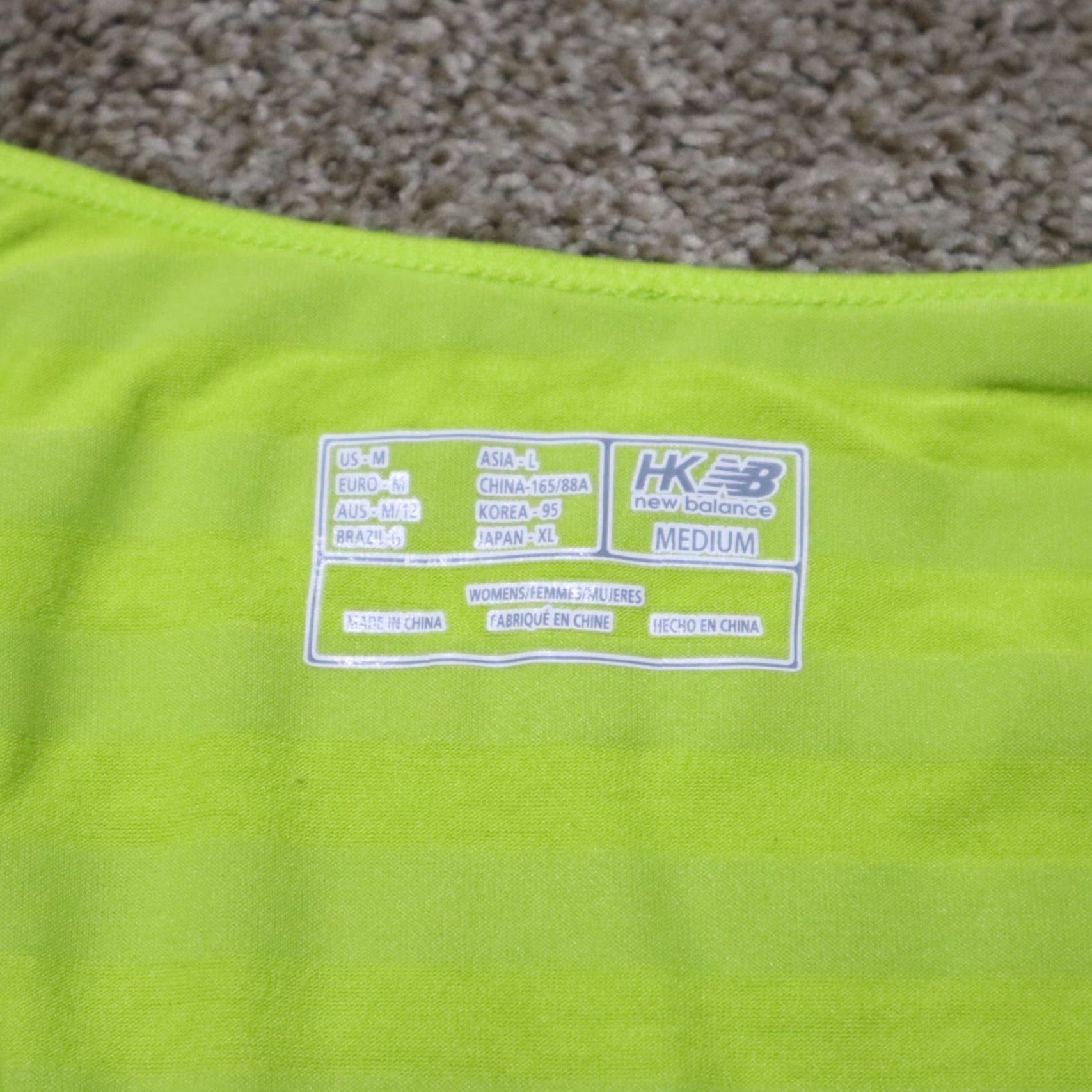 New Balance NEW BALANCE Green Yellow Gym Yoga Athletic Exercise Long Tank Top Women's Medium Shirt Female Medium Green Yoga Athletic 90s? Size M / US 6-8 / IT 42-44 - 3 Thumbnail