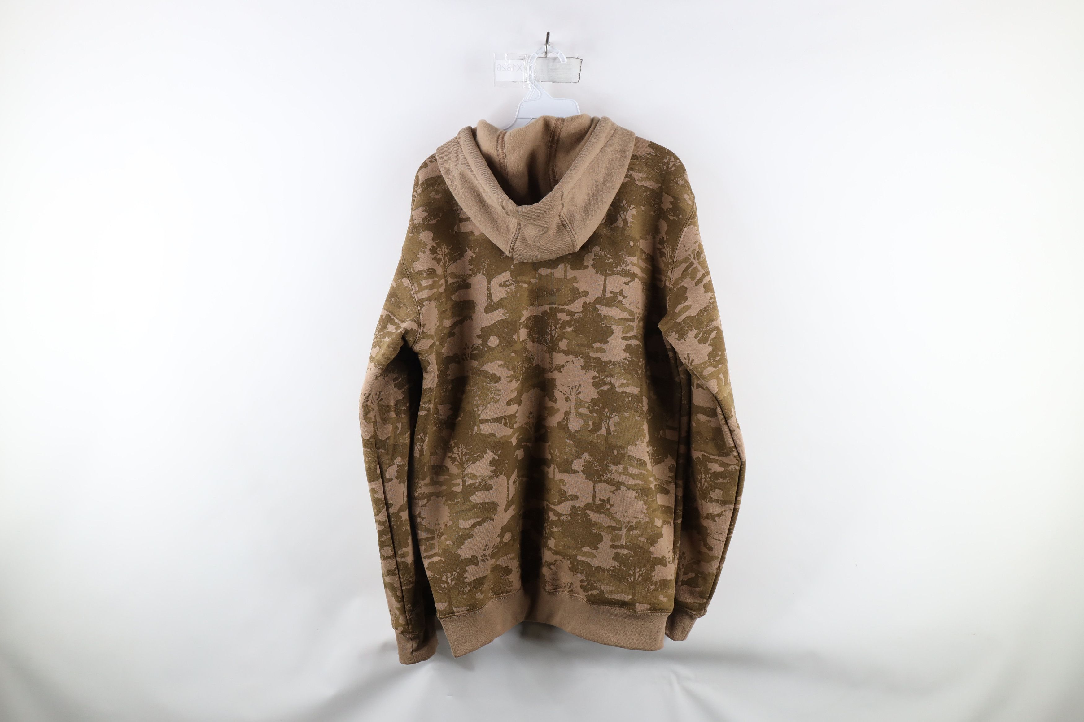 Carhartt × Vintage New Carhartt Spell Out Camouflage Hoodie Sweatshirt Brown Size US S / EU 44-46 / 1 - 11 Thumbnail