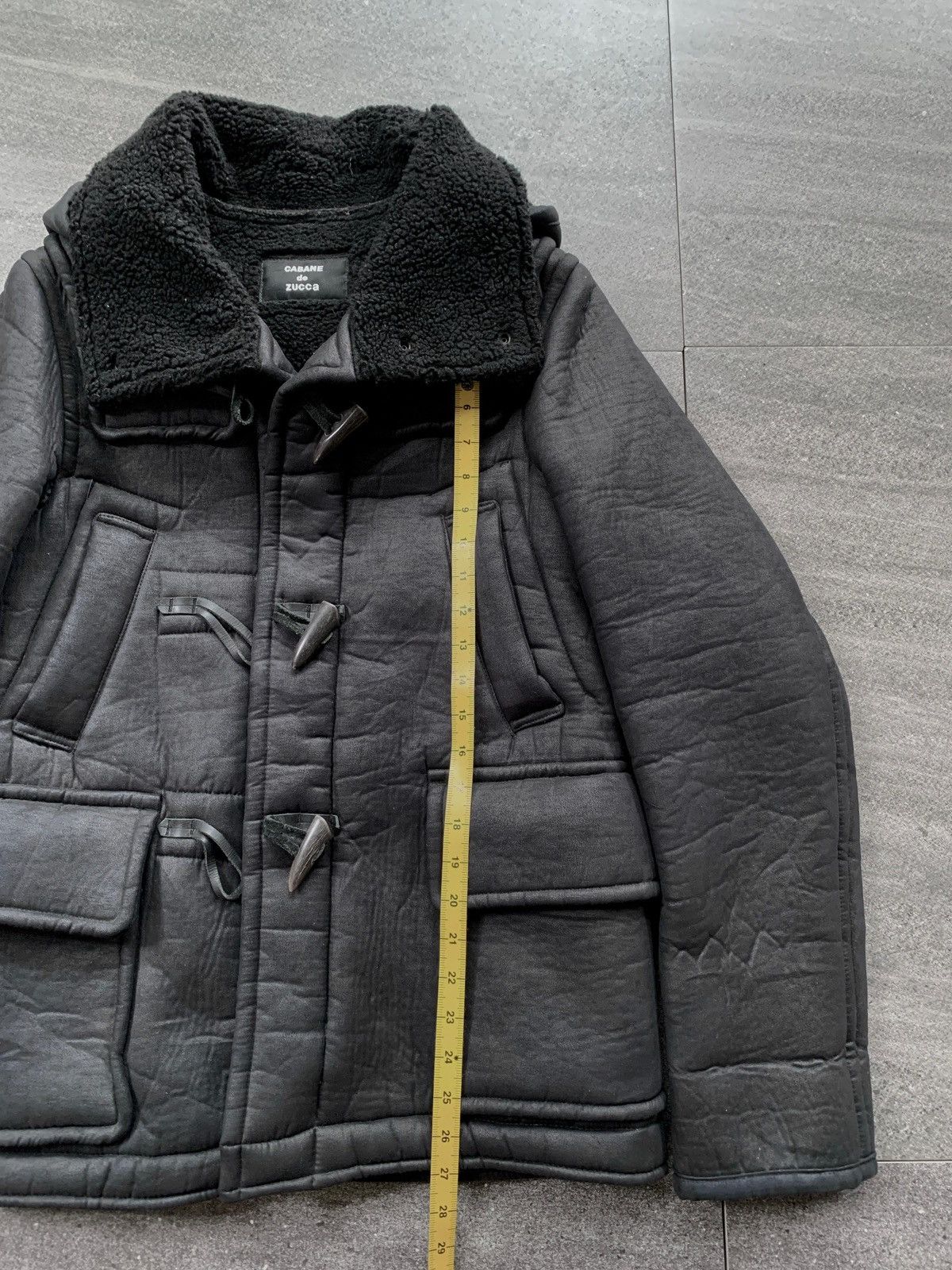 Issey Miyake FREE TAX! Cabane de Zucca PU Leather Sherpa Jacket Size US S / EU 44-46 / 1 - 10 Thumbnail