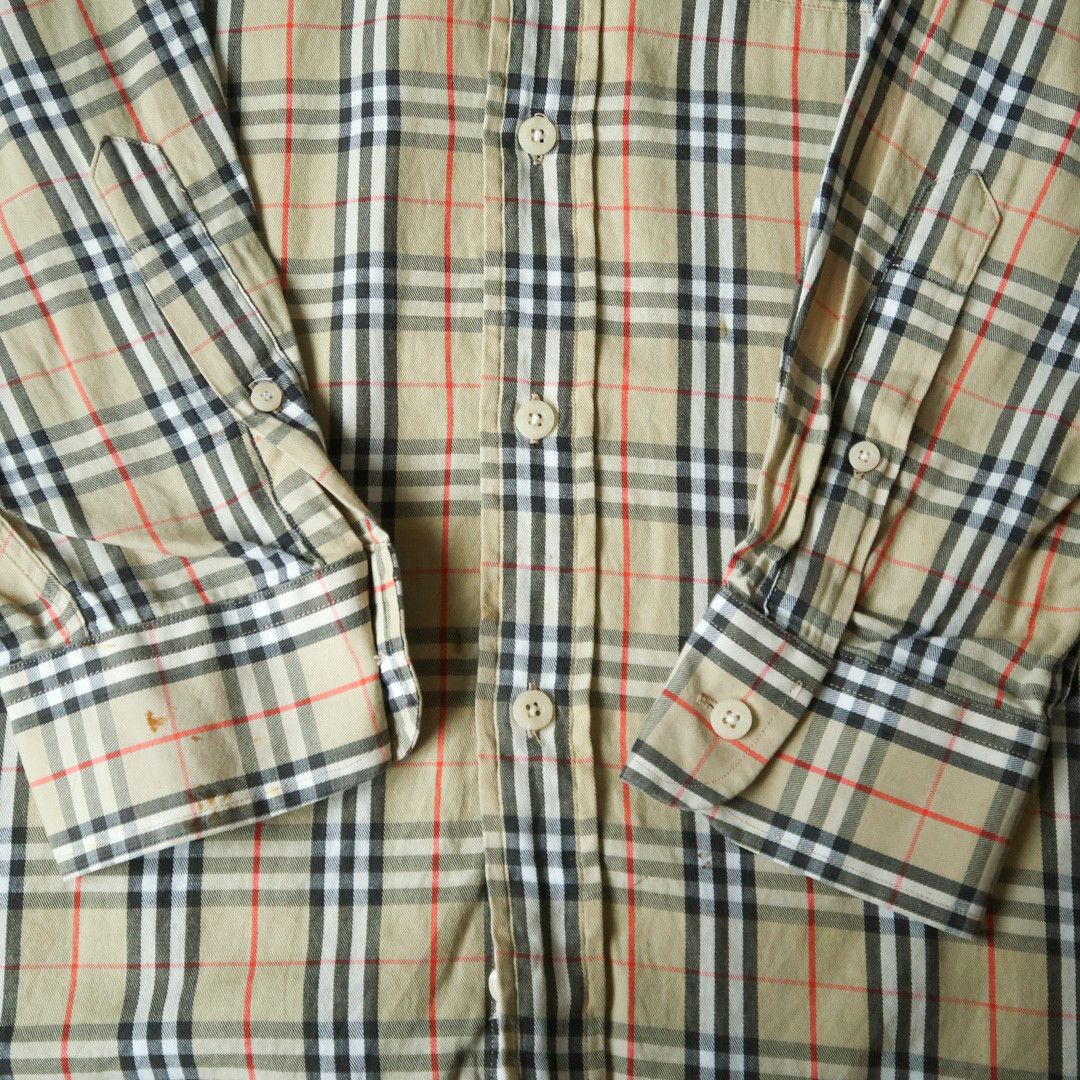 Burberry Vintage Burberry Nova Check Shirt Size US L / EU 52-54 / 3 - 10 Thumbnail