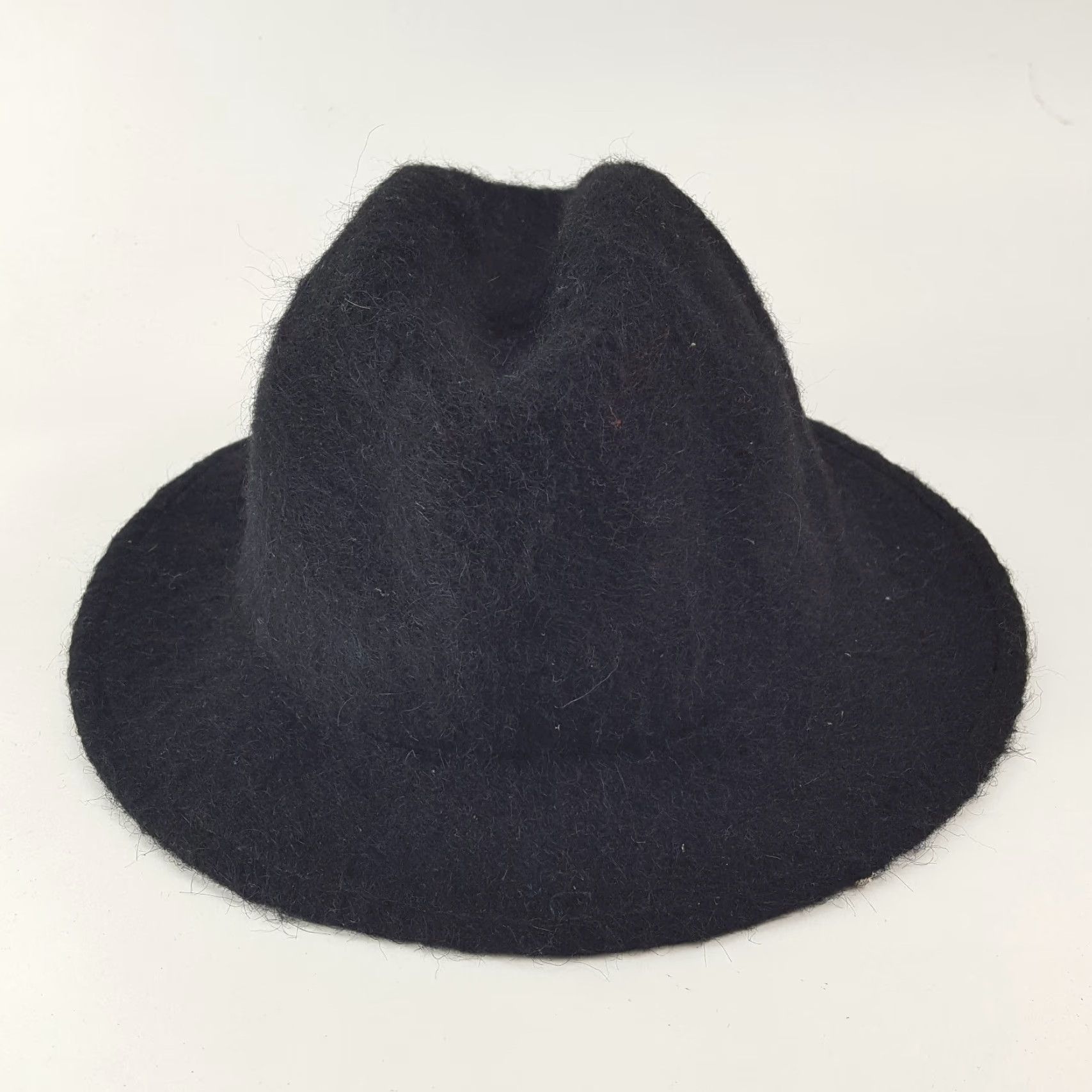 Vintage VINTAGE 60s Mahara Mohair Fedora Hat Black Men's Size M Grunge Casual Fashion Size ONE SIZE - 4 Thumbnail