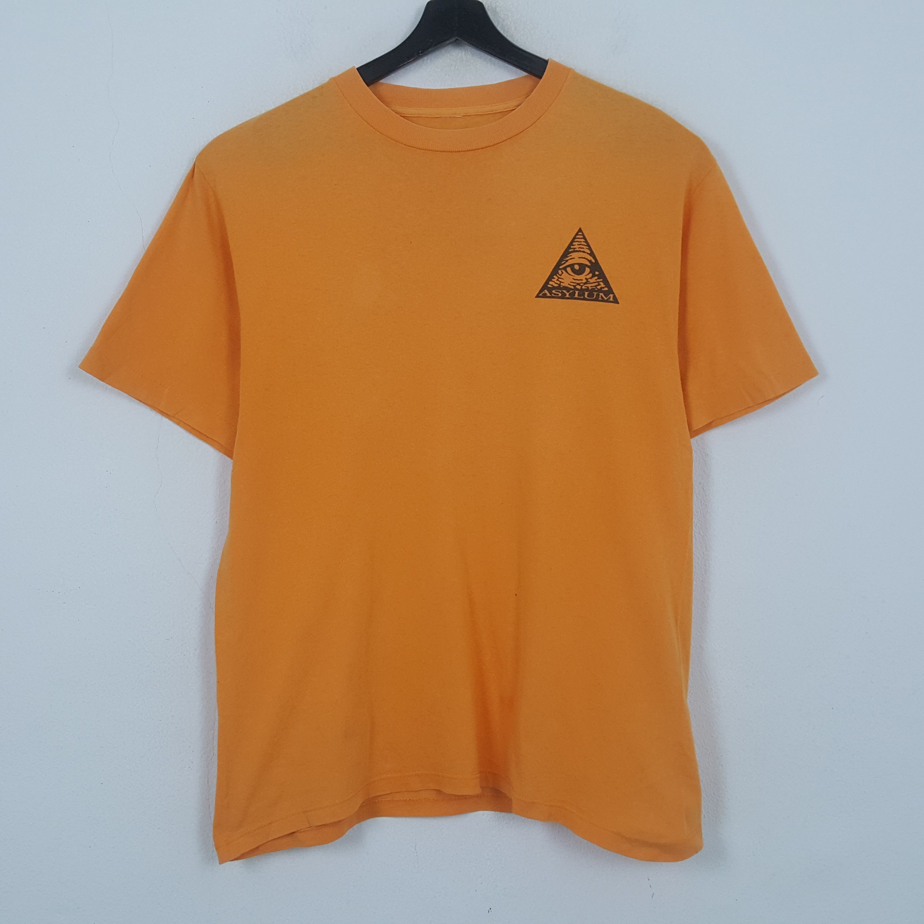 Vintage Asylum Streetwear Skateboard Style Tshirt RR1 Size US L / EU 52-54 / 3 - 3 Thumbnail