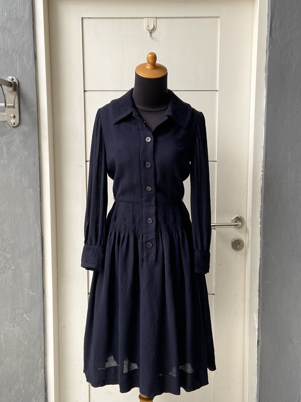 Balmain × Pierre Balmain MISS BALMAIN Navy Dress Size XS / US 0-2 / IT 36-38 - 15 Thumbnail
