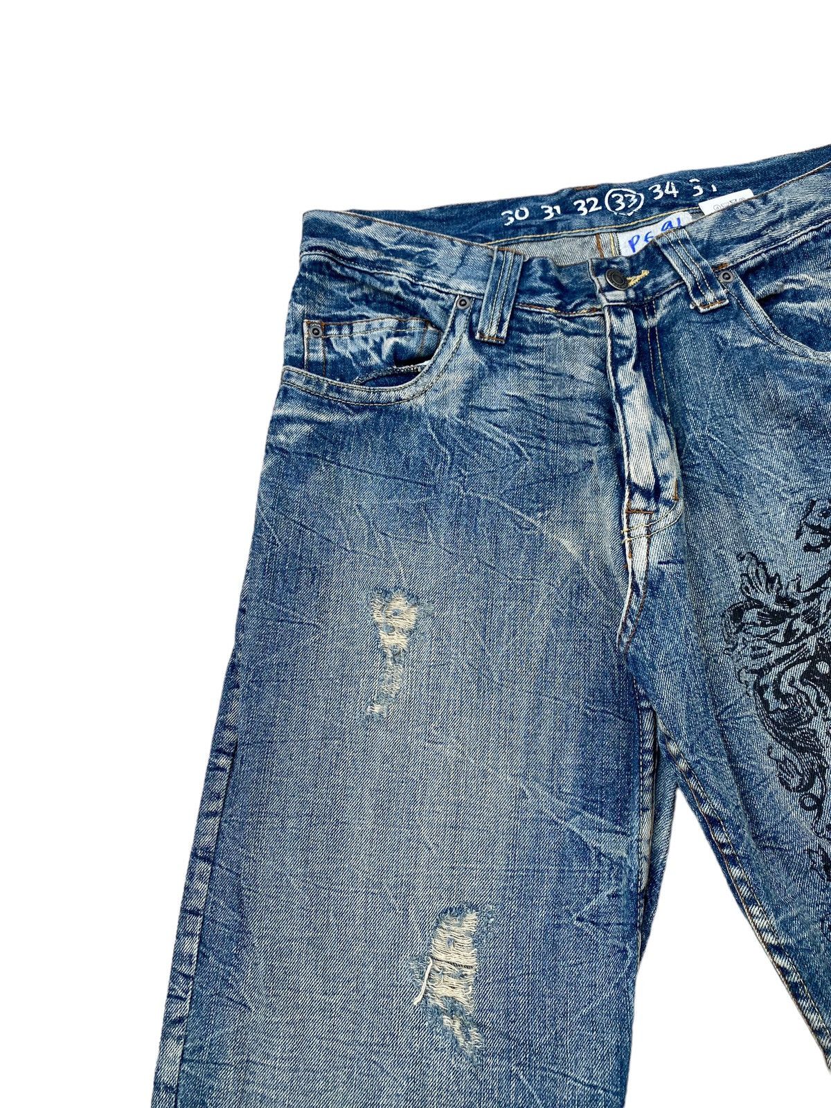 Japanese Brand Vintage Ever Soul Distressed Pant Size US 30 / EU 46 - 3 Thumbnail