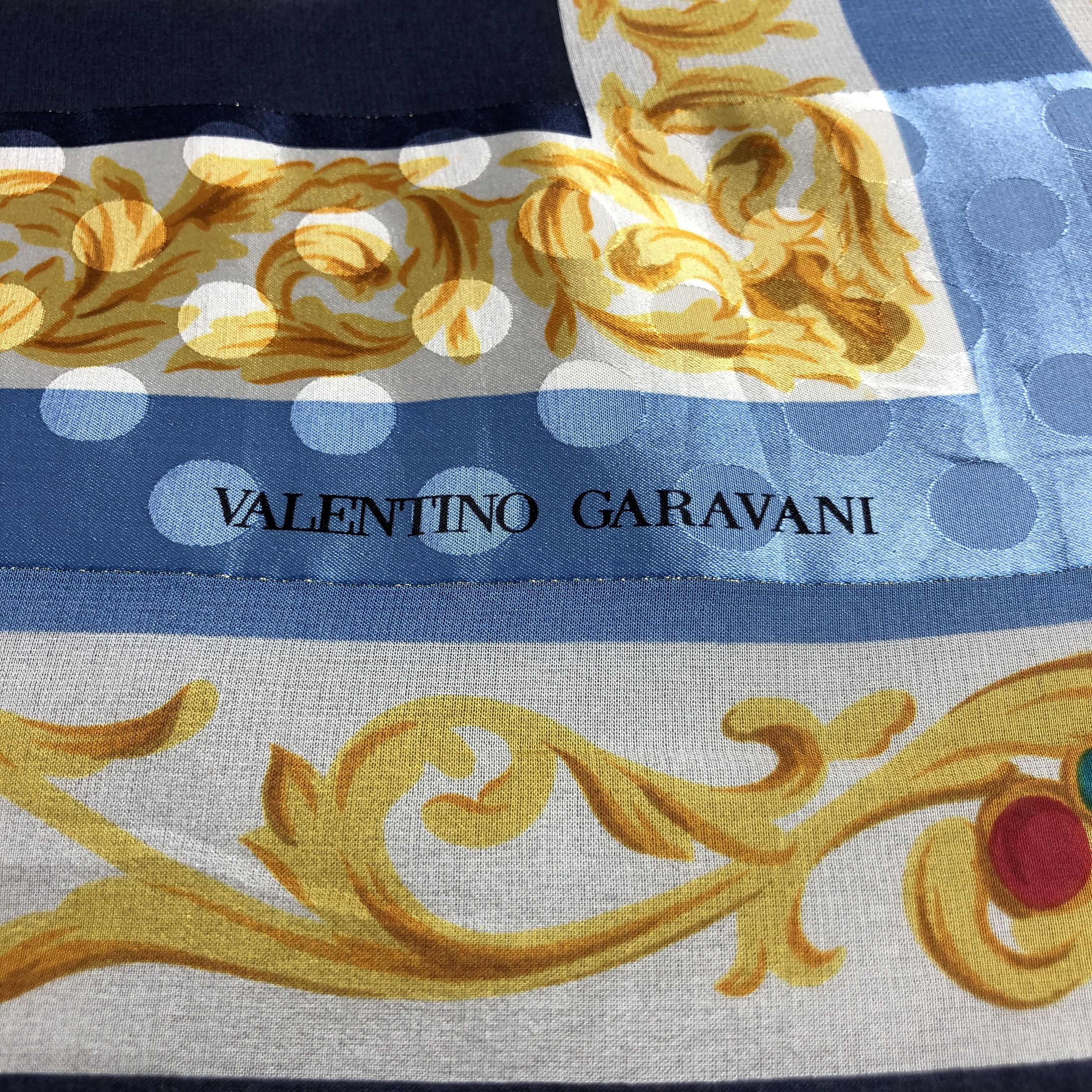 Japanese Brand Valentino Garavani Luxury Silk Scarf M1172 Size ONE SIZE - 4 Thumbnail