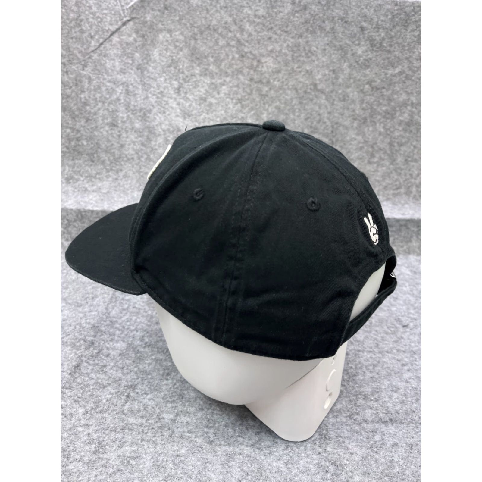 Disney Disney Mickey Mouse Hat Cap Strap Back Adult One Size Black 100% Cotton Size ONE SIZE - 5 Thumbnail