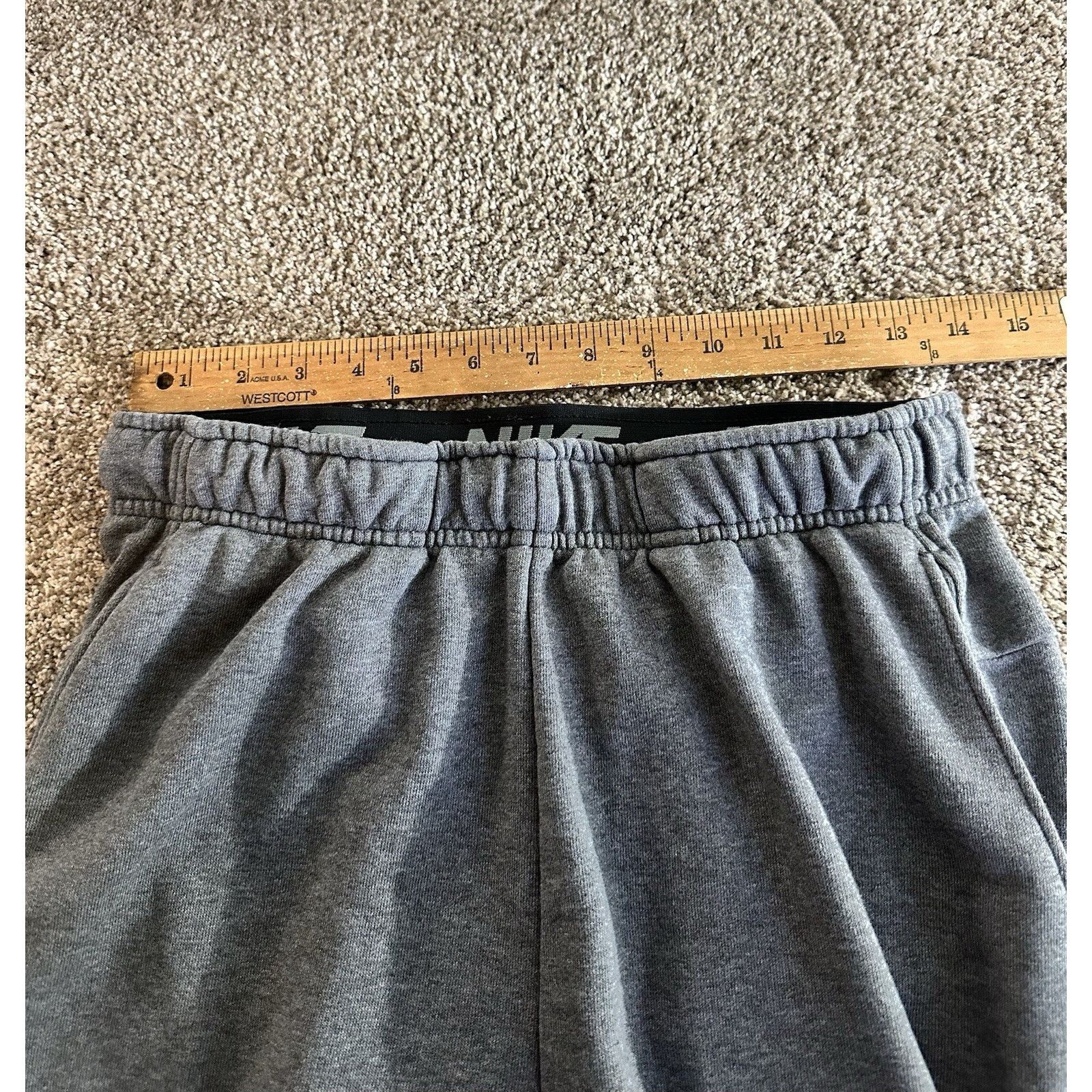 Nike Nike Dri-FIT Pants Mens Small Gray Joggers Sweatpants pocket Size US 28 / EU 44 - 6 Thumbnail