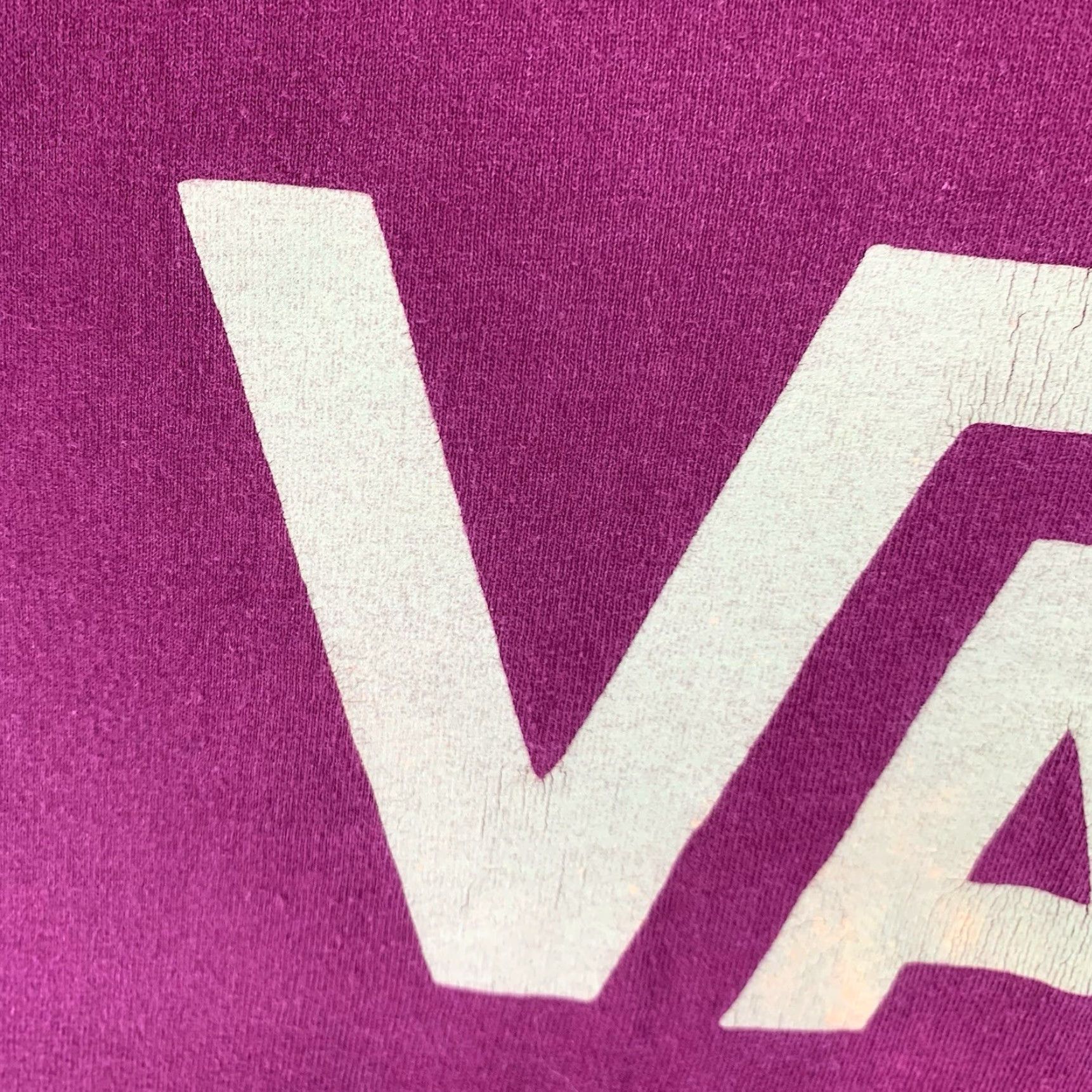 Vans VANS Men's T-Shirt Short Sleeve Crew Neck Graphic Logo Oversized Cotton Red Wine 90s Grunge Punk Size US M / EU 48-50 / 2 - 4 Thumbnail