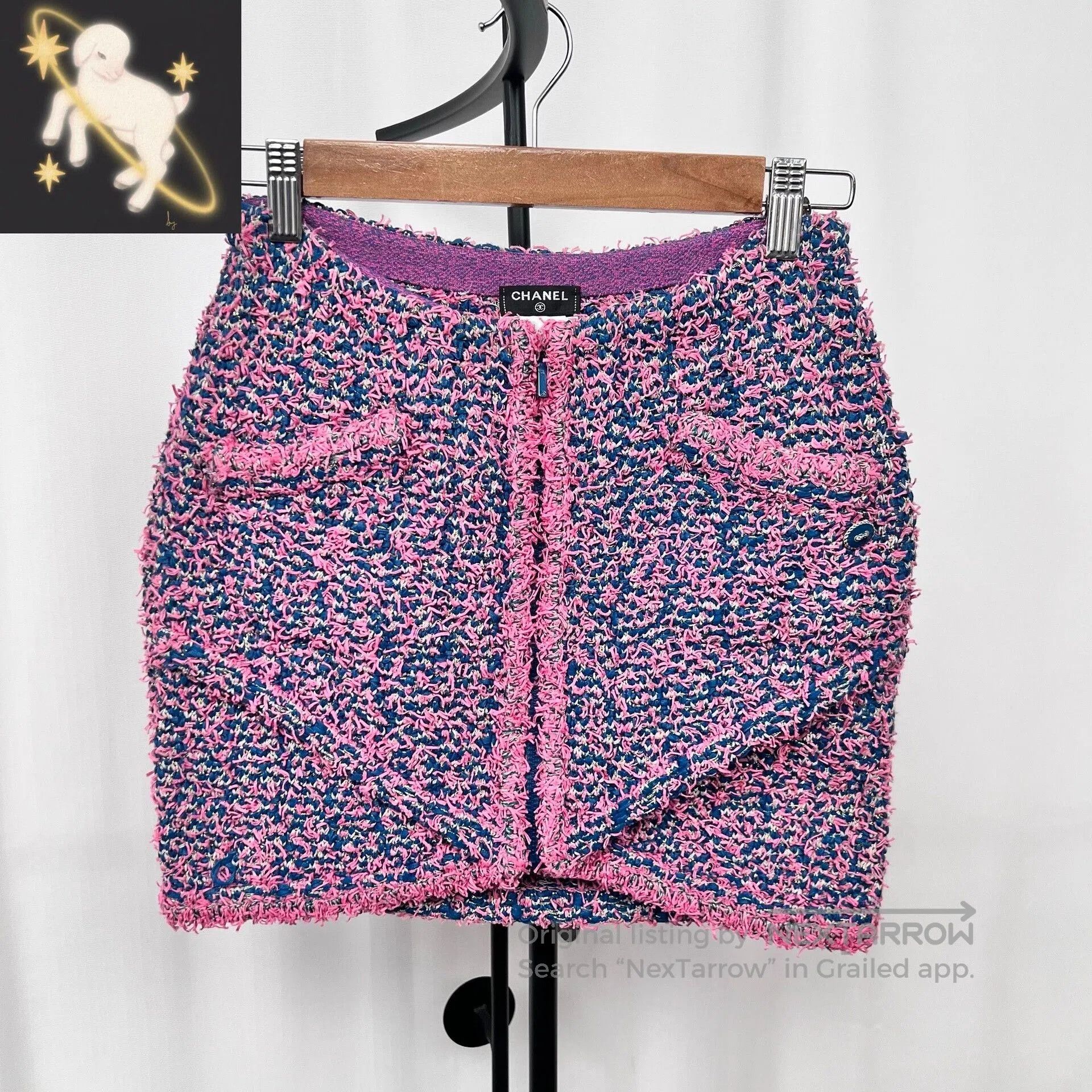 Chanel Chanel Multicolor Knit Skirt Size 36. Size 35" - 1 Thumbnail