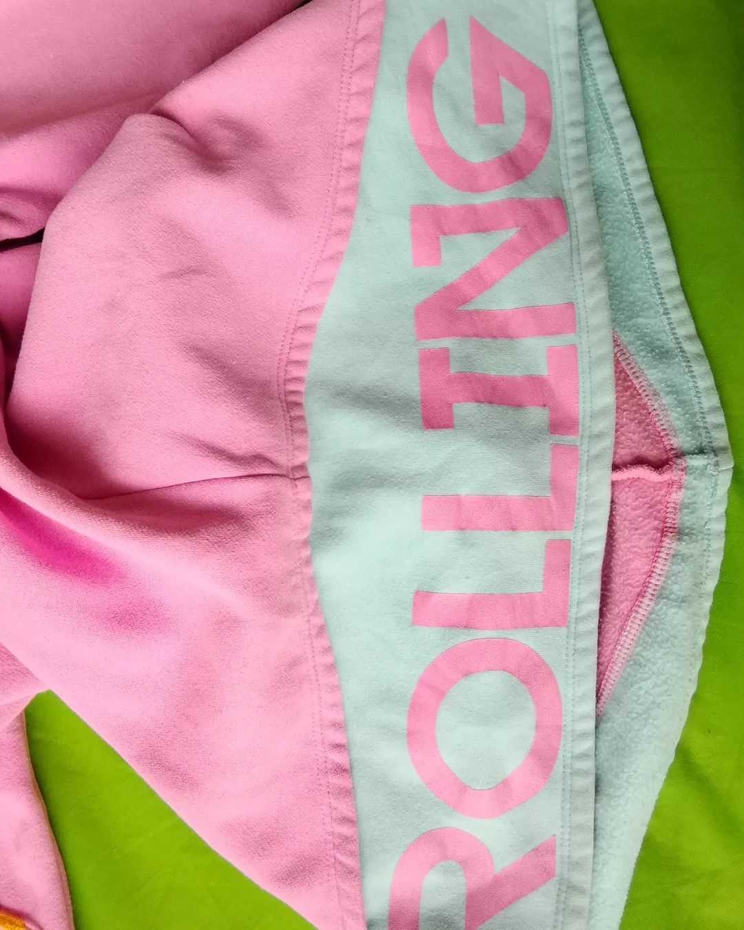 Hysteric Glamour RARE K-Pop Harajuku Style "Rolling" Color Block Patch Hoodie Size US L / EU 52-54 / 3 - 7 Thumbnail