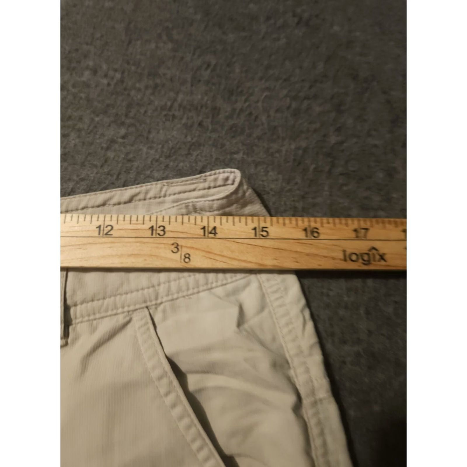 Vintage Columbia Cargo Shorts Women's 6 Beige Low Rise Rip Stop Lightweight Outdoor Hiking Pockets, Regular, Beige, 6, Womens Size 28" / US 6 / IT 42 - 3 Thumbnail