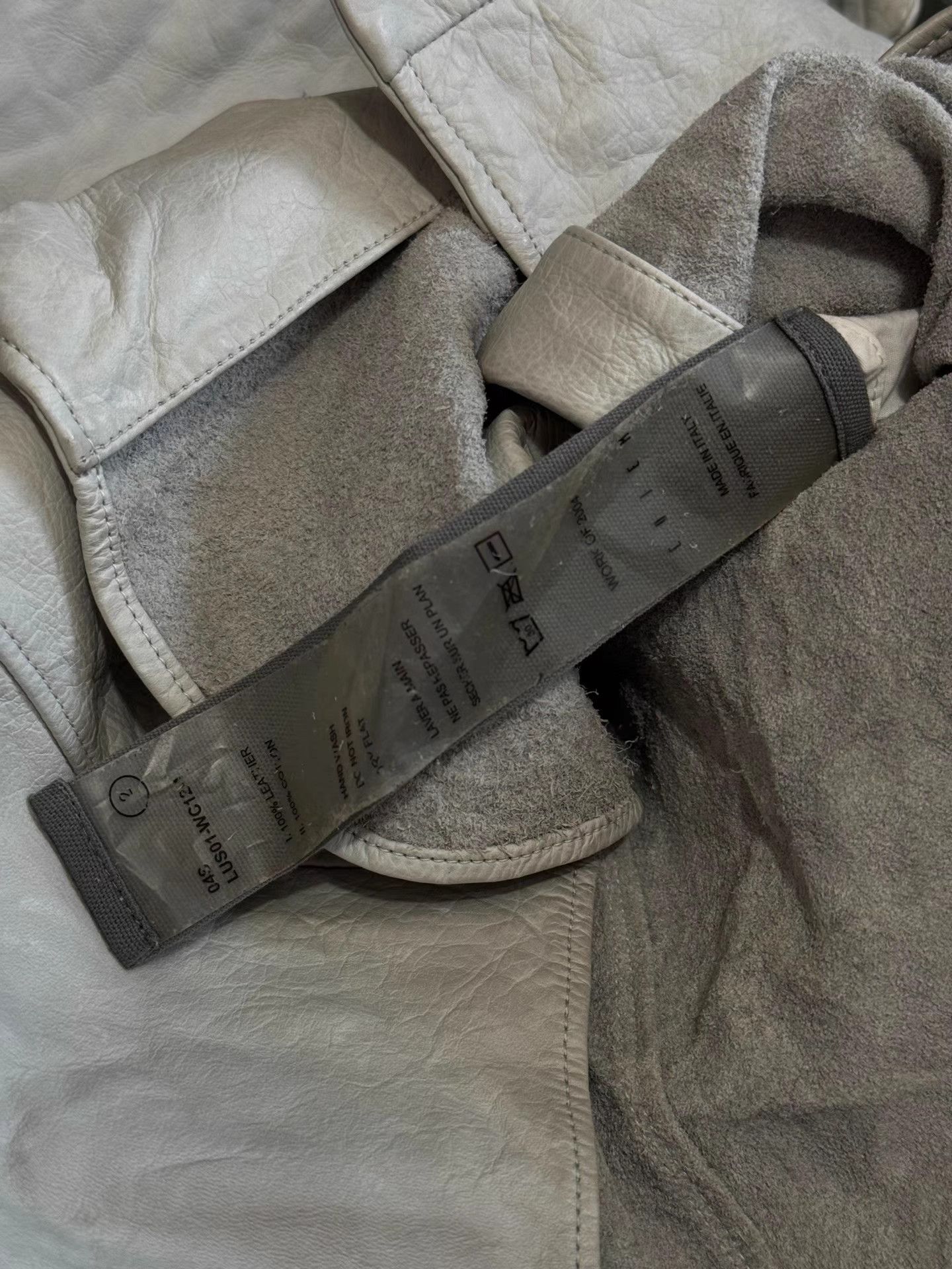 Carpe Diem Carpe Diem 04SS avant-garde leather jacket Size US M / EU 48-50 / 2 - 9 Thumbnail