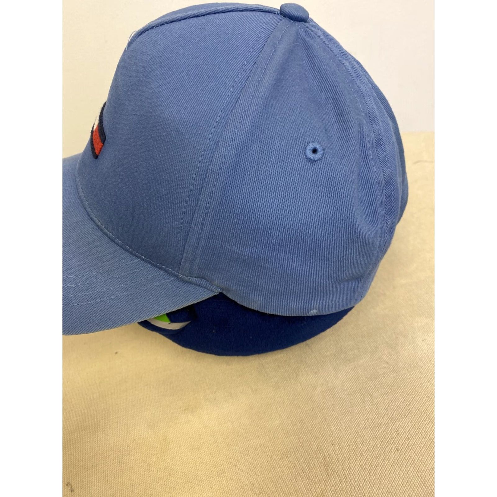 Tommy Hilfiger VINTAGE Tommy Hilfiger Baseball Cap Unisex Adults Adjustable Denim Blue Flag Washed Denim Hat 294 Men Women Boys Girls Size ONE SIZE - 4 Thumbnail