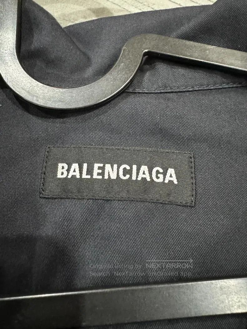 Balenciaga Balenciaga Black White Jacket Size 50. Size US L / EU 52-54 / 3 - 3 Thumbnail