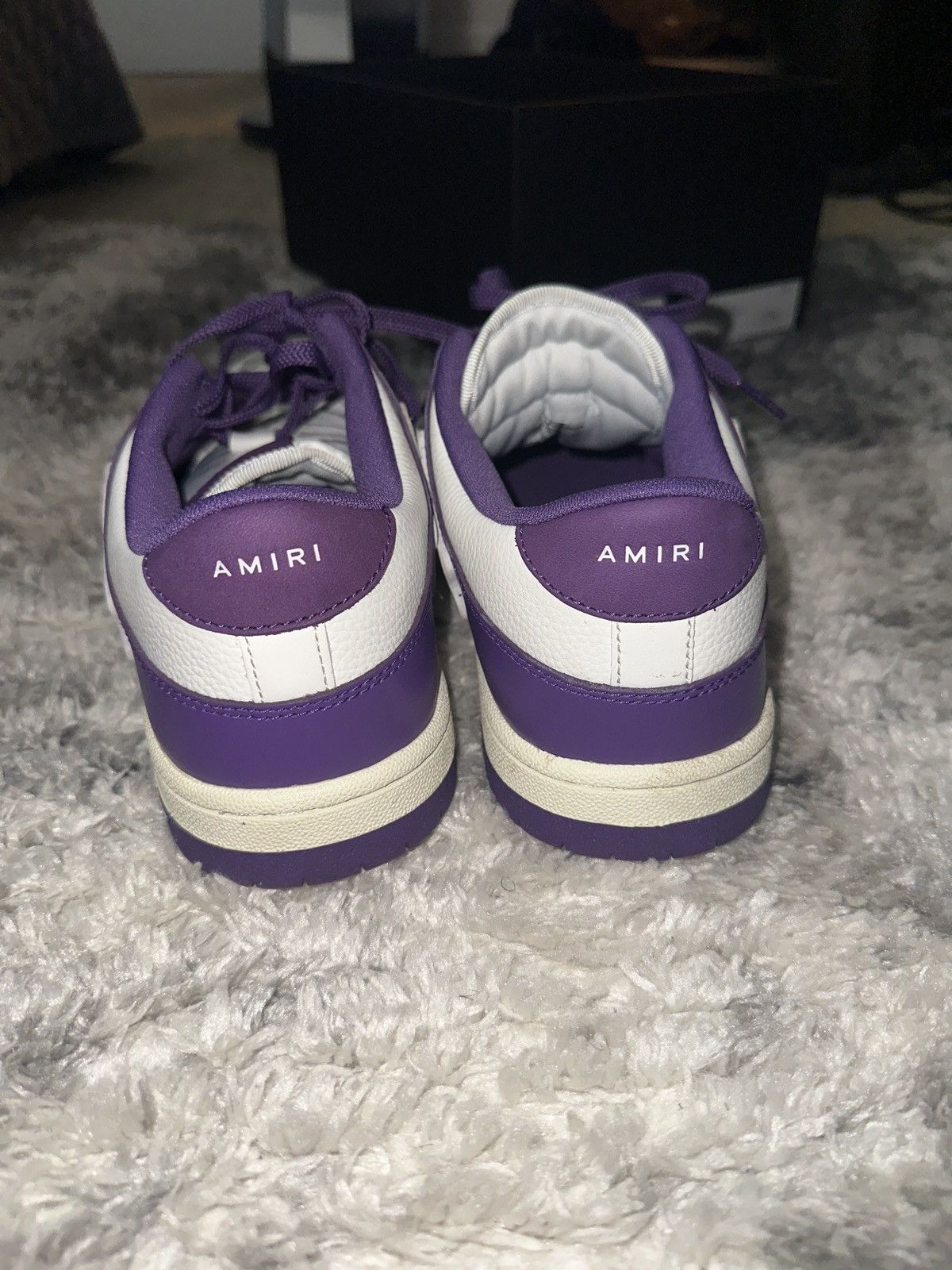 Amiri Amiri skel top low size 44 Purple and white Size US 11 / EU 44 - 8 Thumbnail